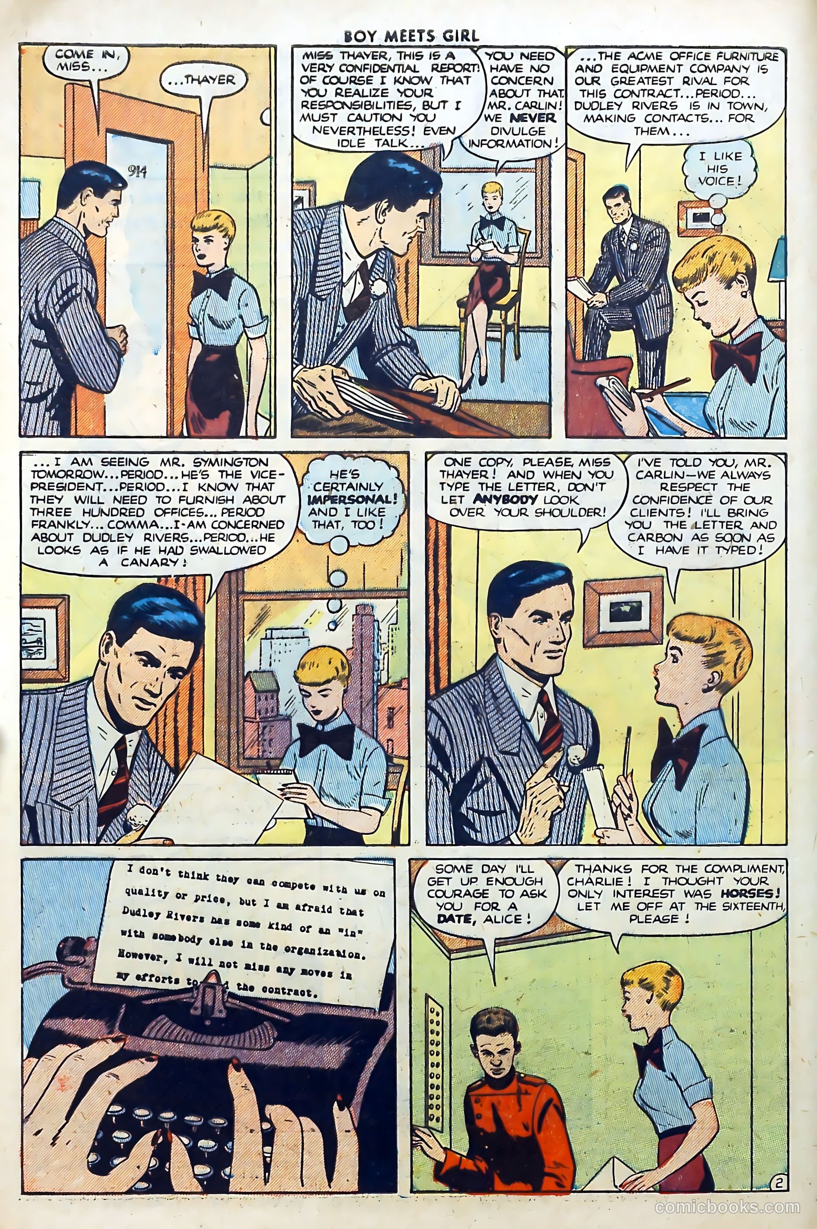 Boy Meets Girl #5 (1950) — page 4 of 52