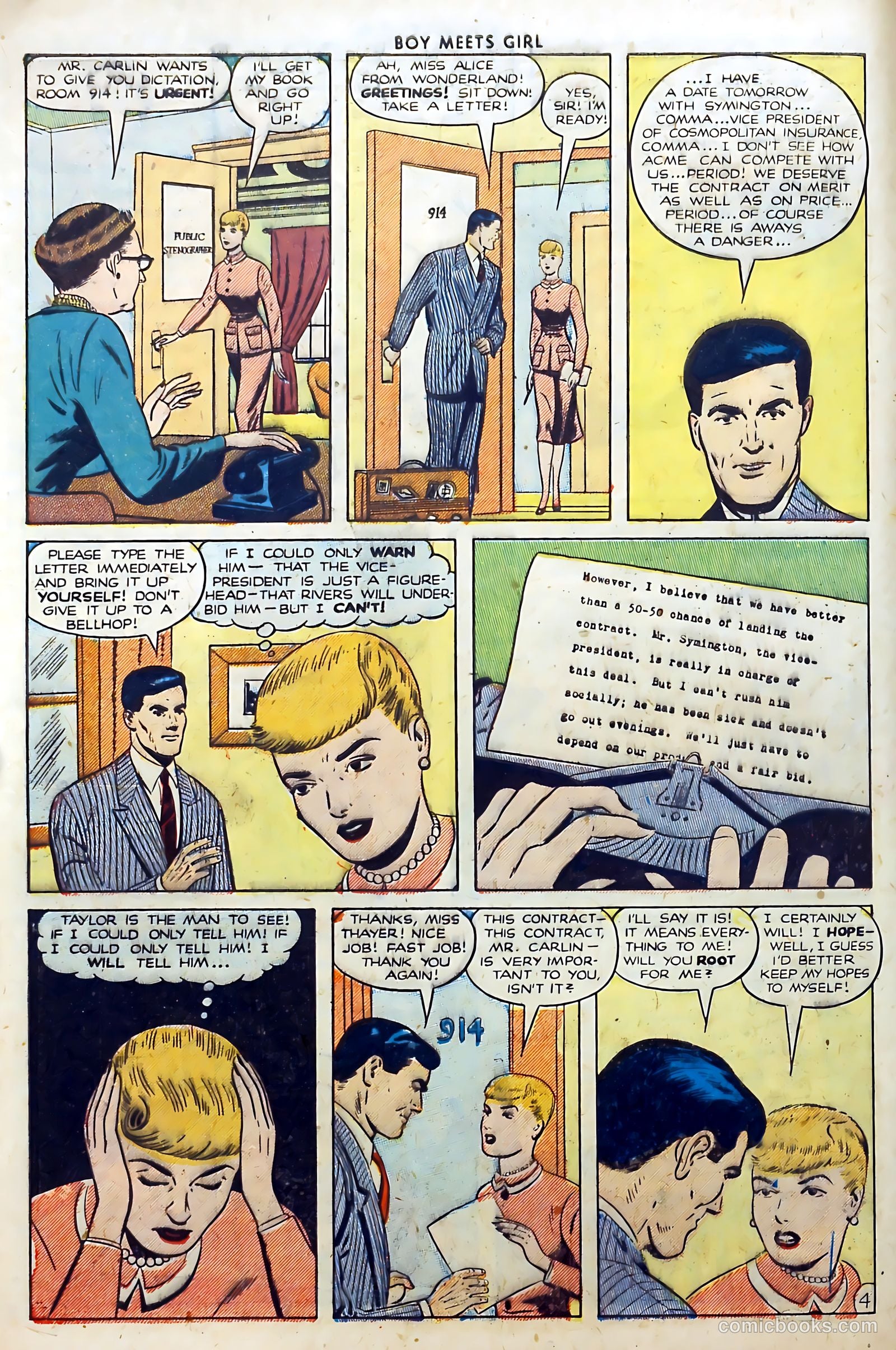 Boy Meets Girl #5 (1950) — page 6 of 52