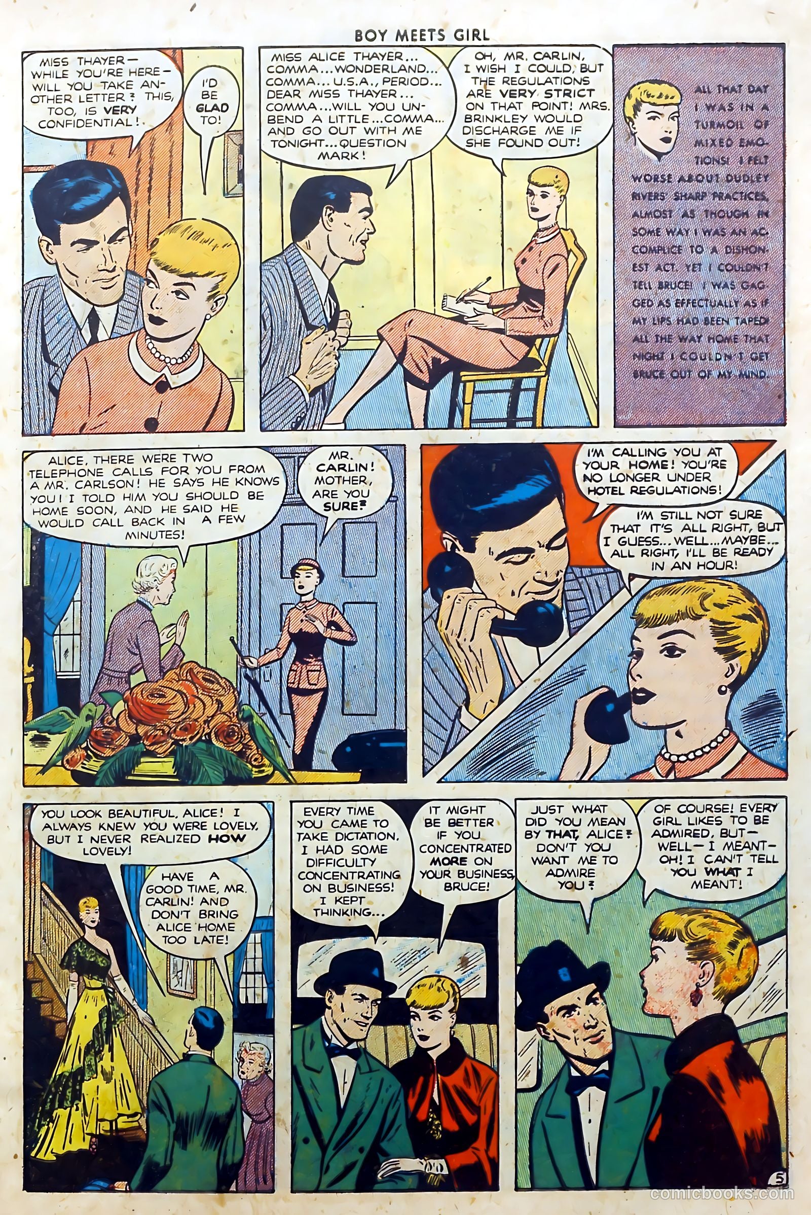 Boy Meets Girl #5 (1950) — page 7 of 52