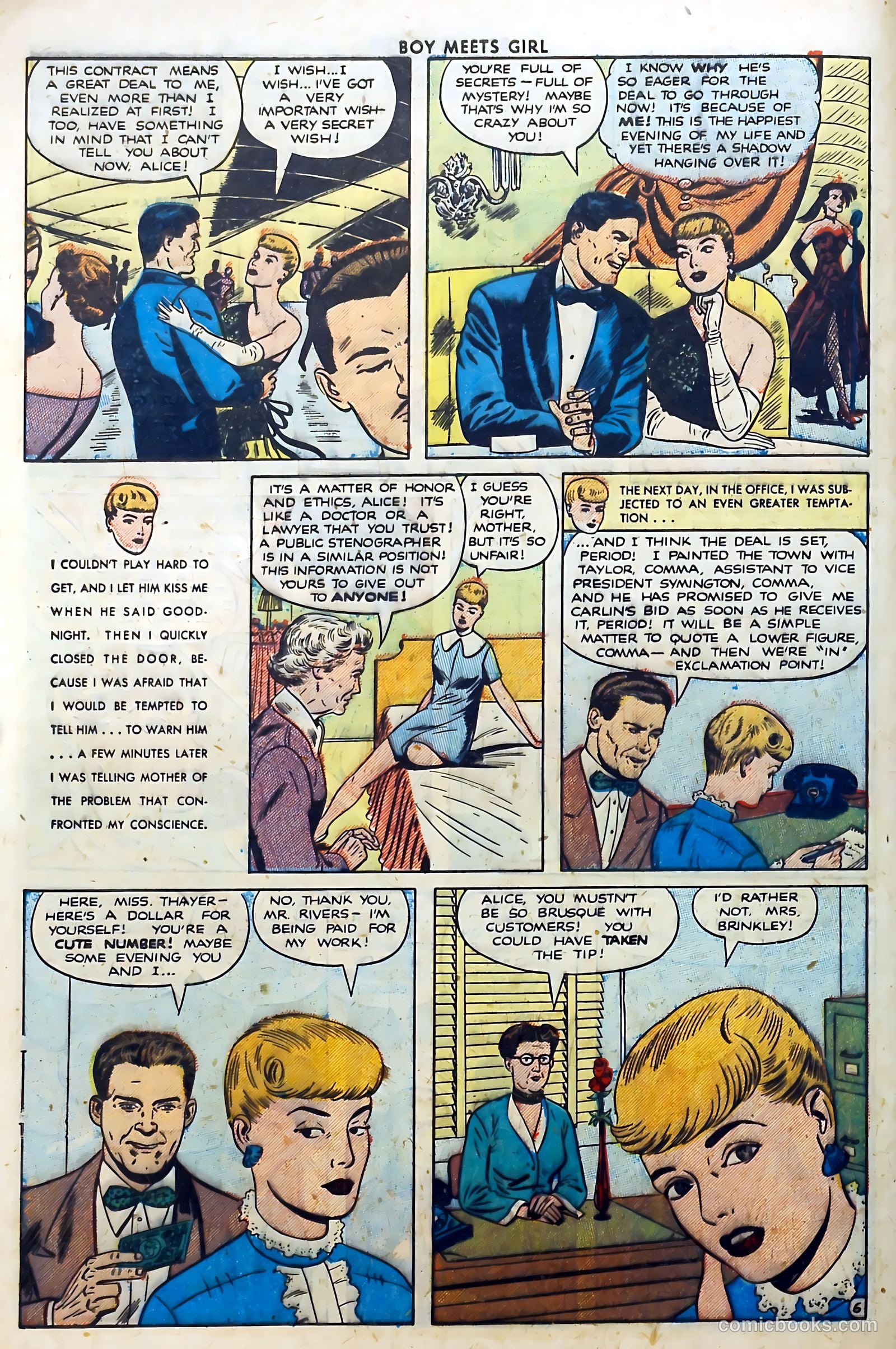Boy Meets Girl #5 (1950) — page 8 of 52