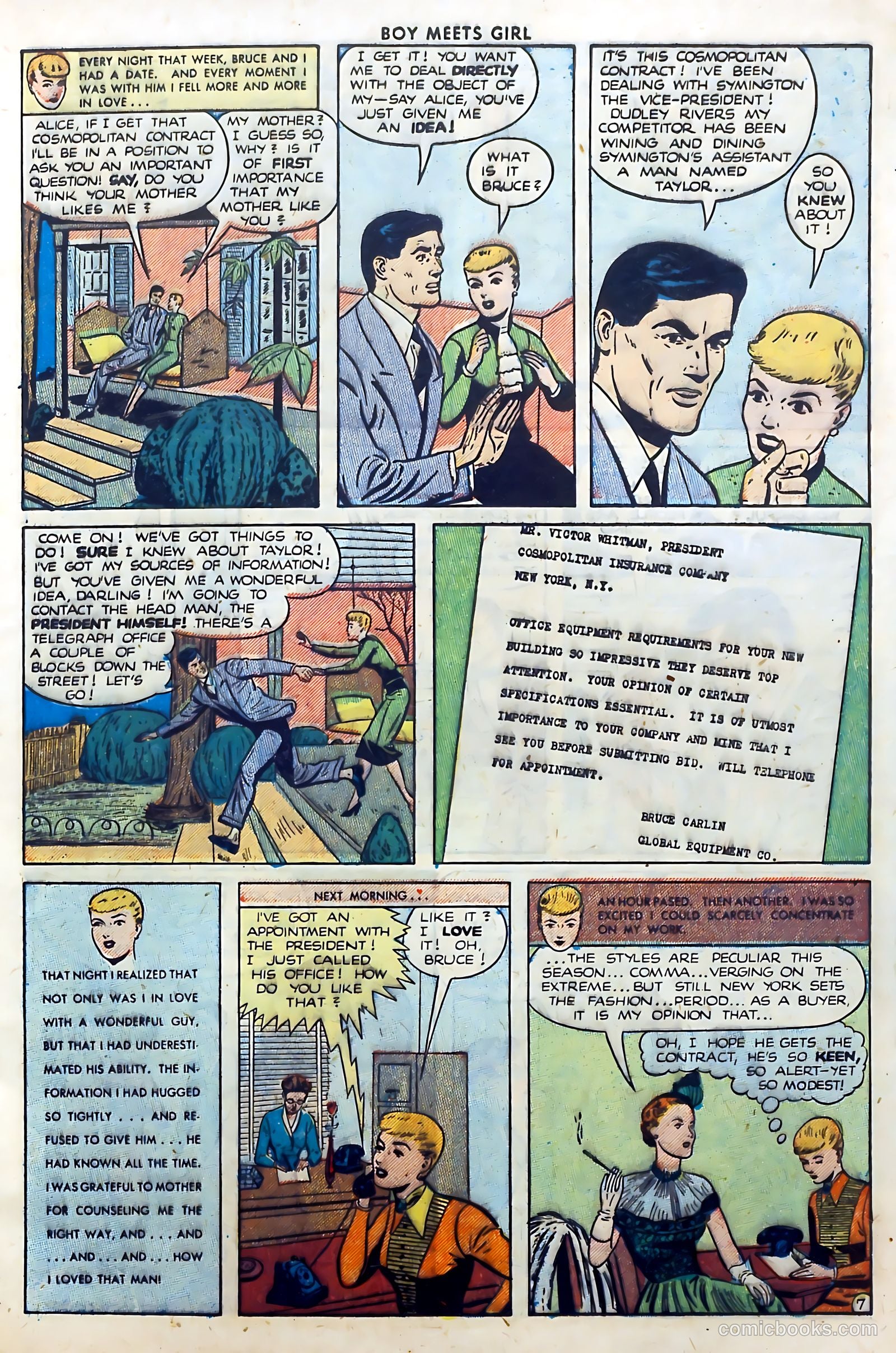 Boy Meets Girl #5 (1950) — page 9 of 52