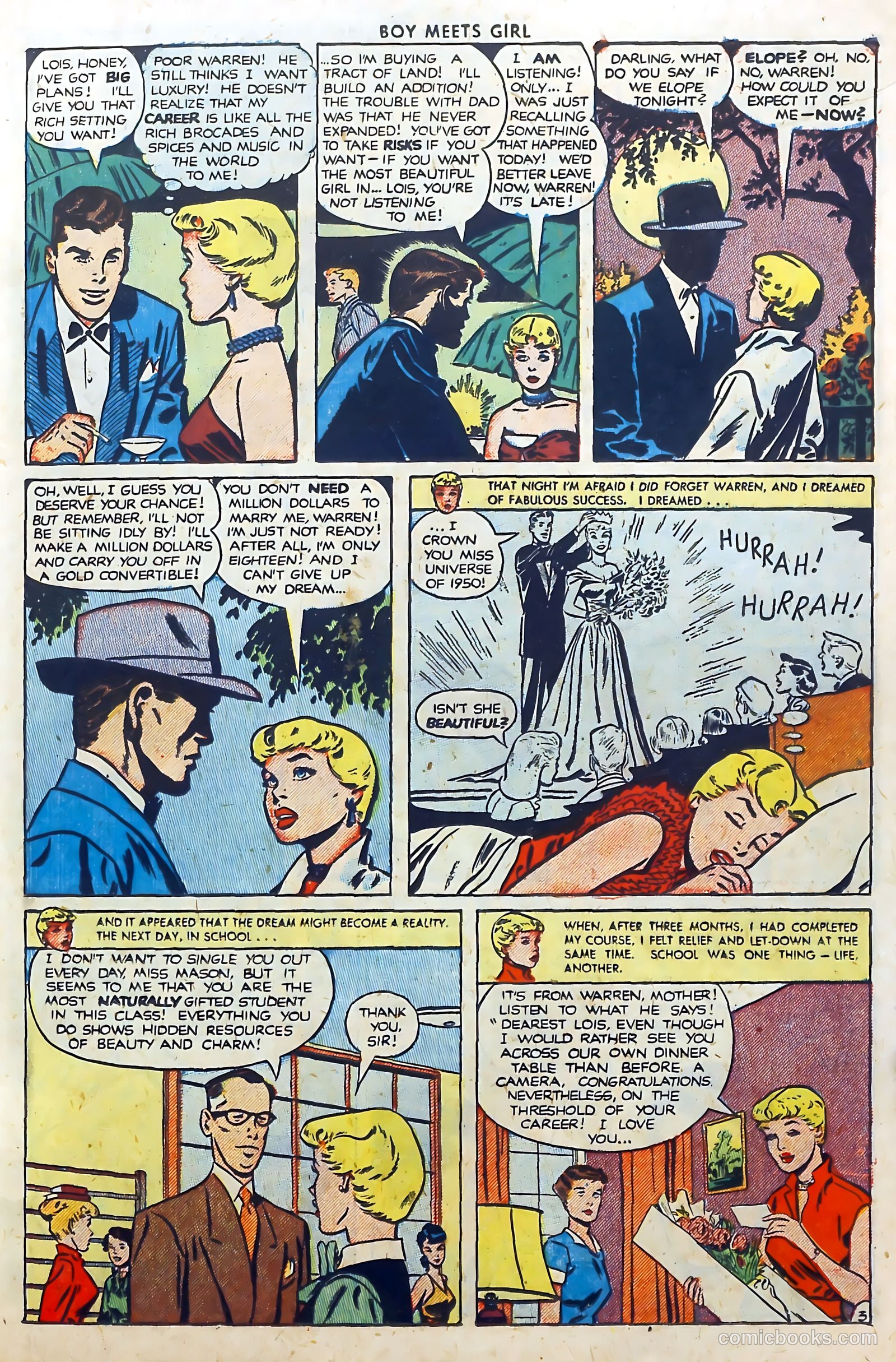 Boy Meets Girl #5 (1950) — page 17 of 52