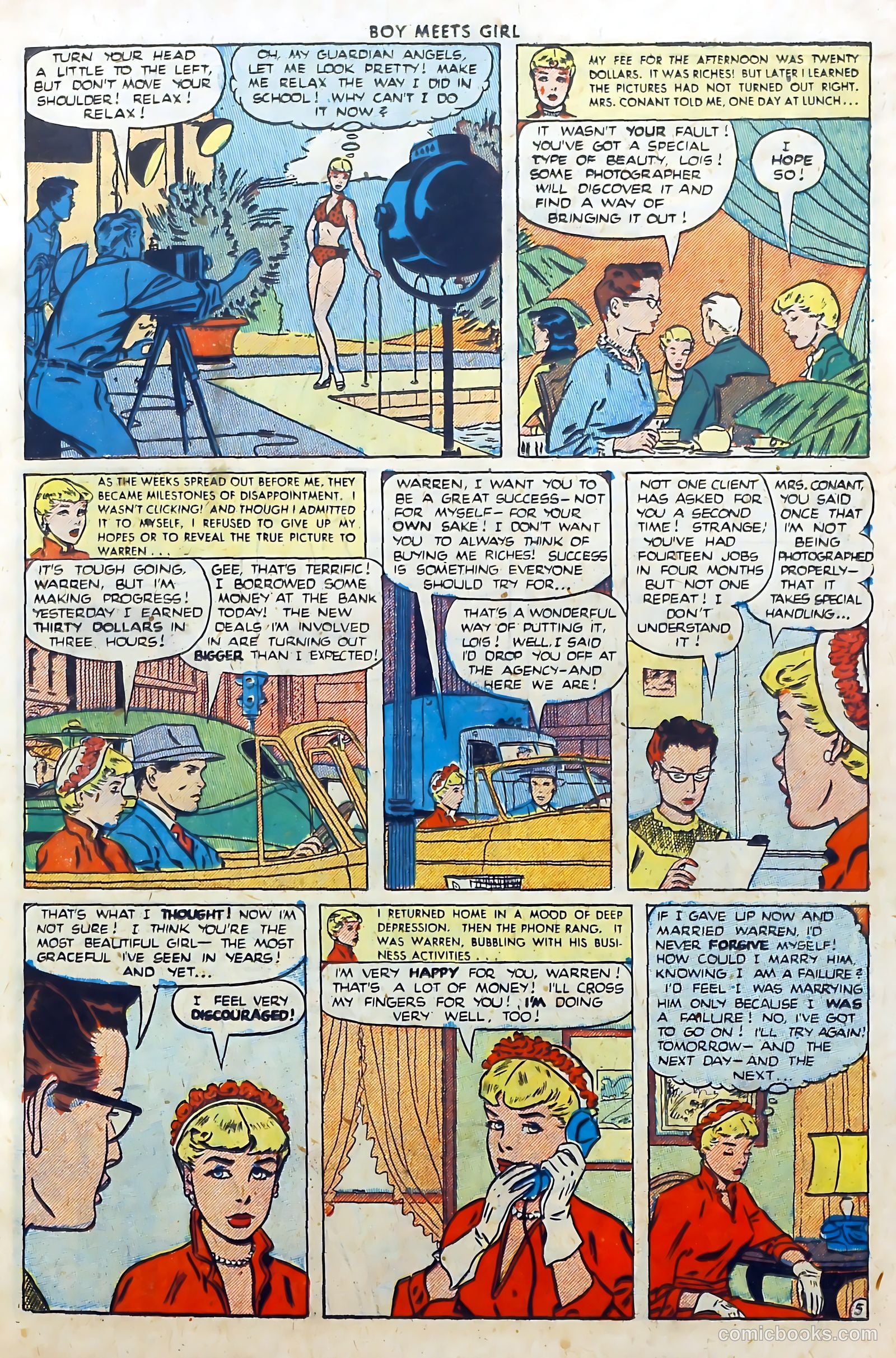 Boy Meets Girl #5 (1950) — page 19 of 52