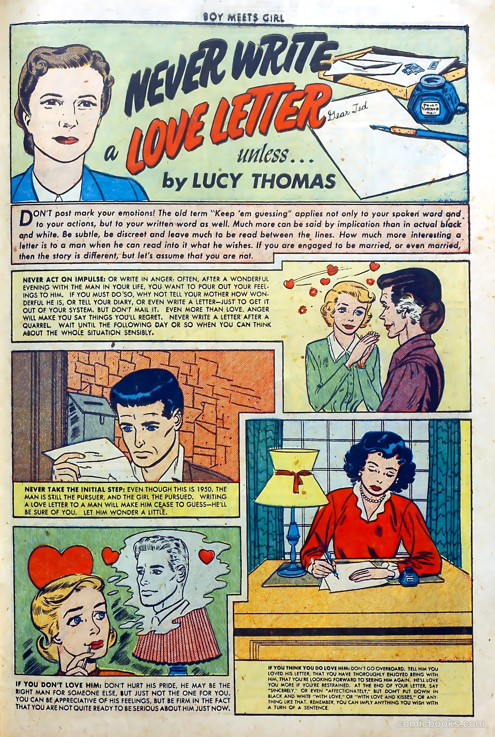 Boy Meets Girl #5 (1950) — page 39 of 52