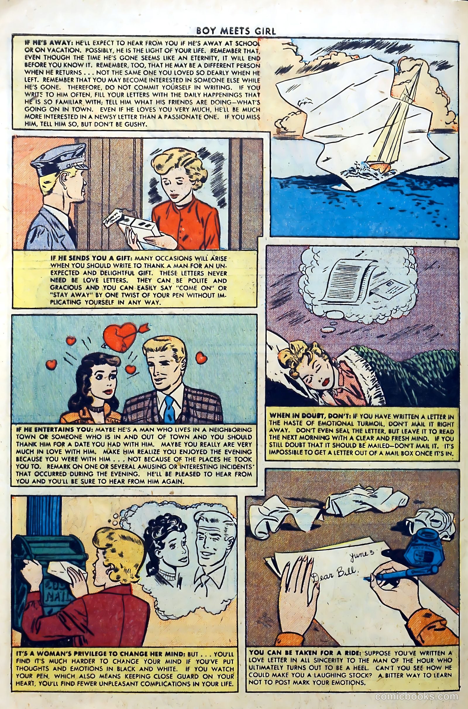 Boy Meets Girl #5 (1950) — page 40 of 52