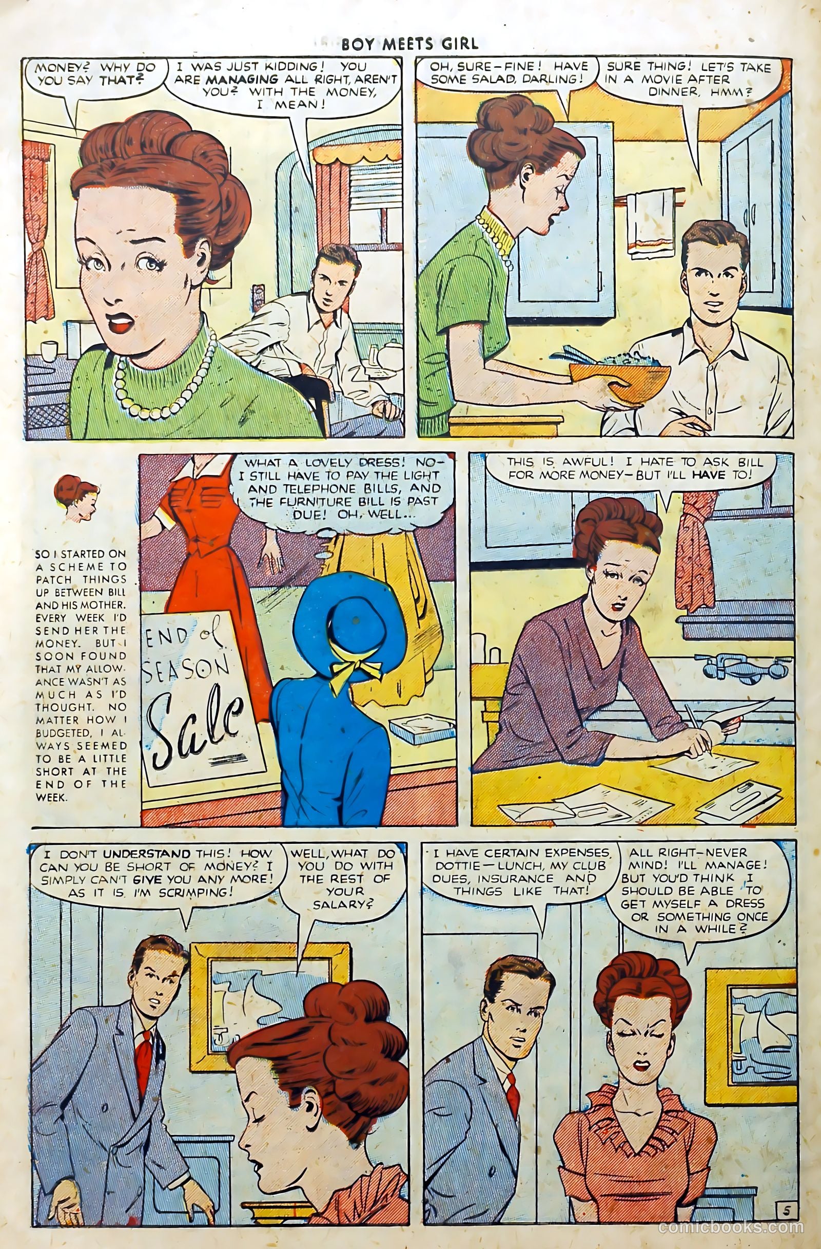 Boy Meets Girl #5 (1950) — page 46 of 52