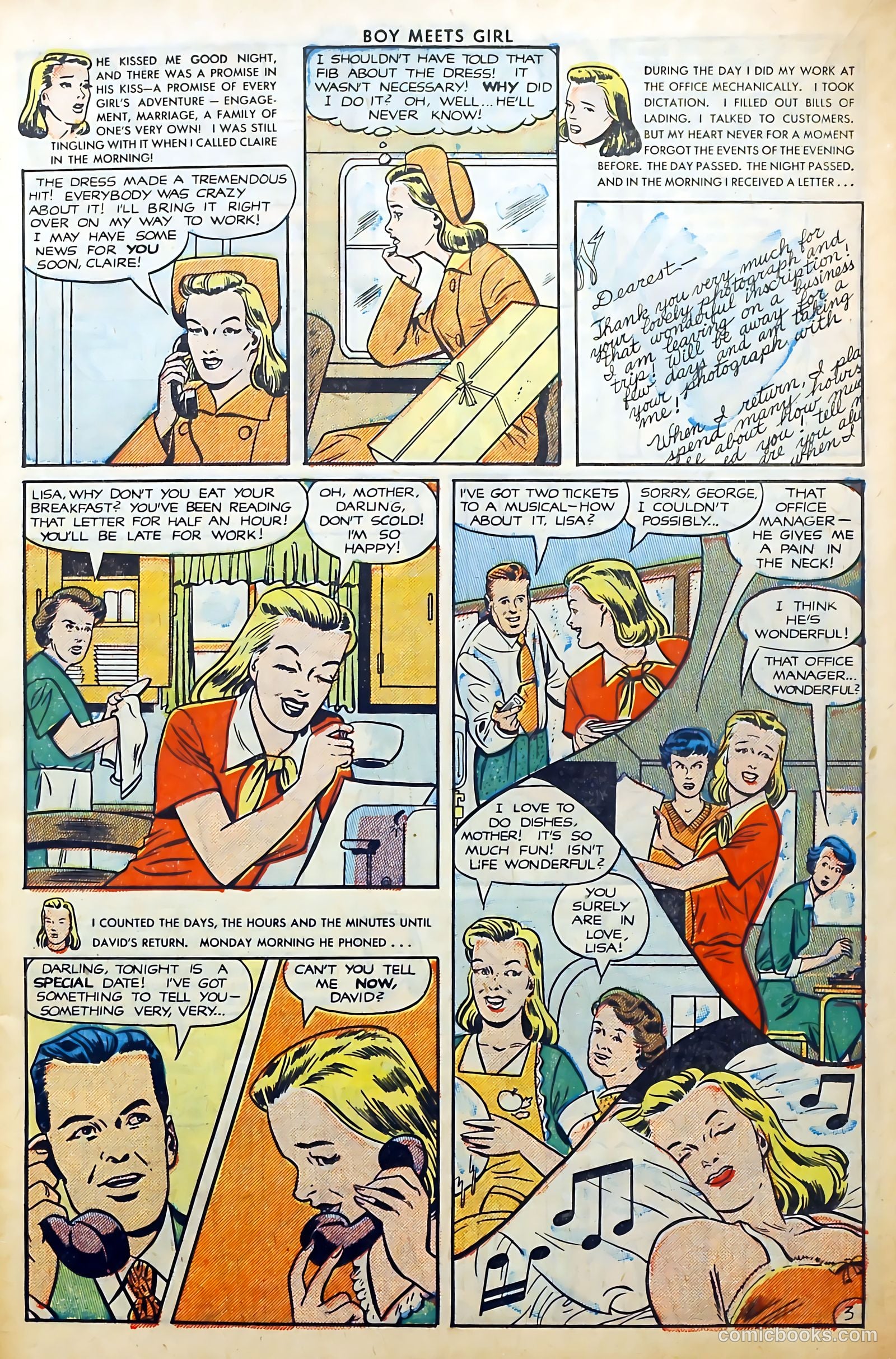Boy Meets Girl #6 (1950) — page 5 of 52