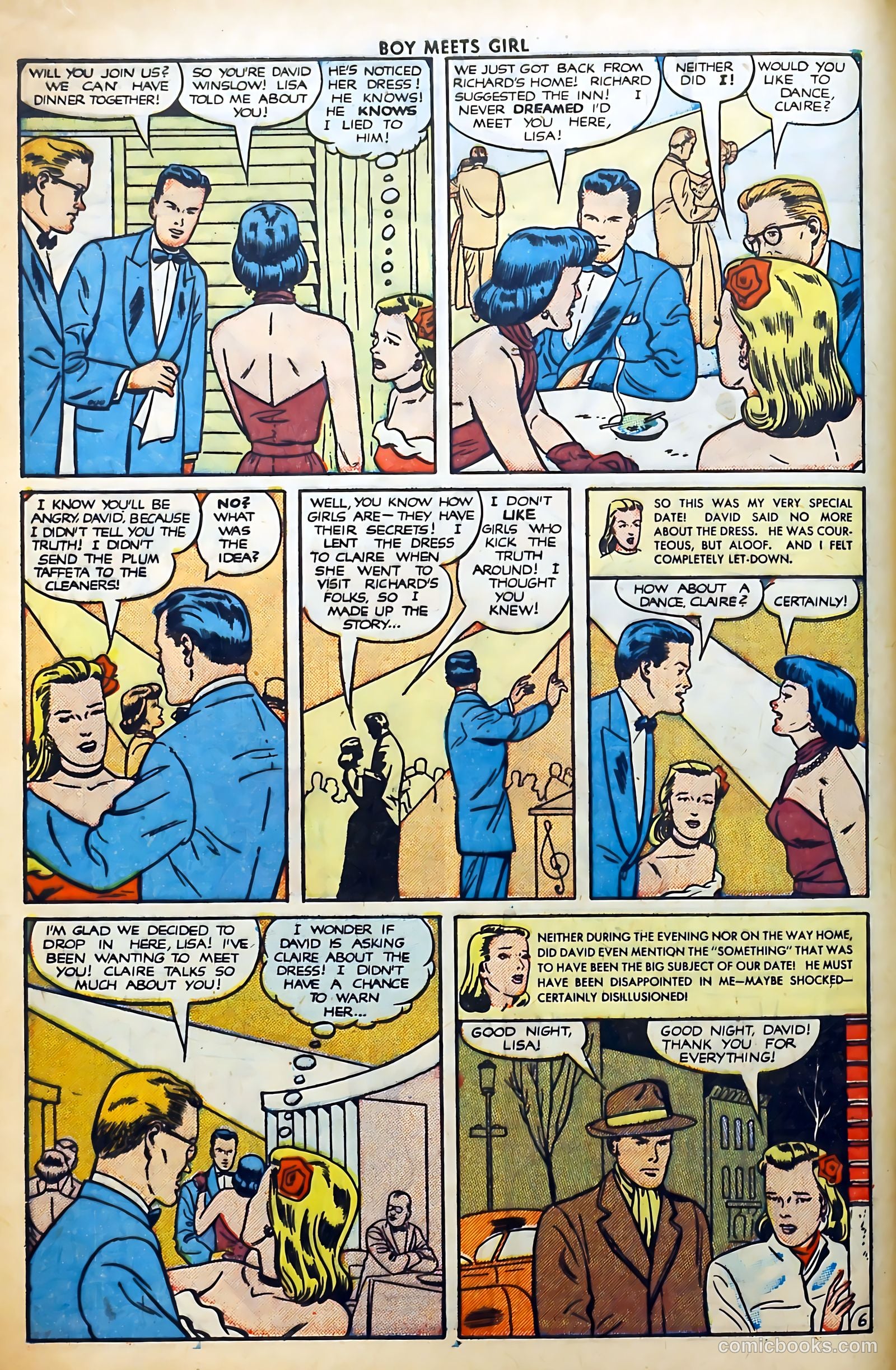 Boy Meets Girl #6 (1950) — page 8 of 52