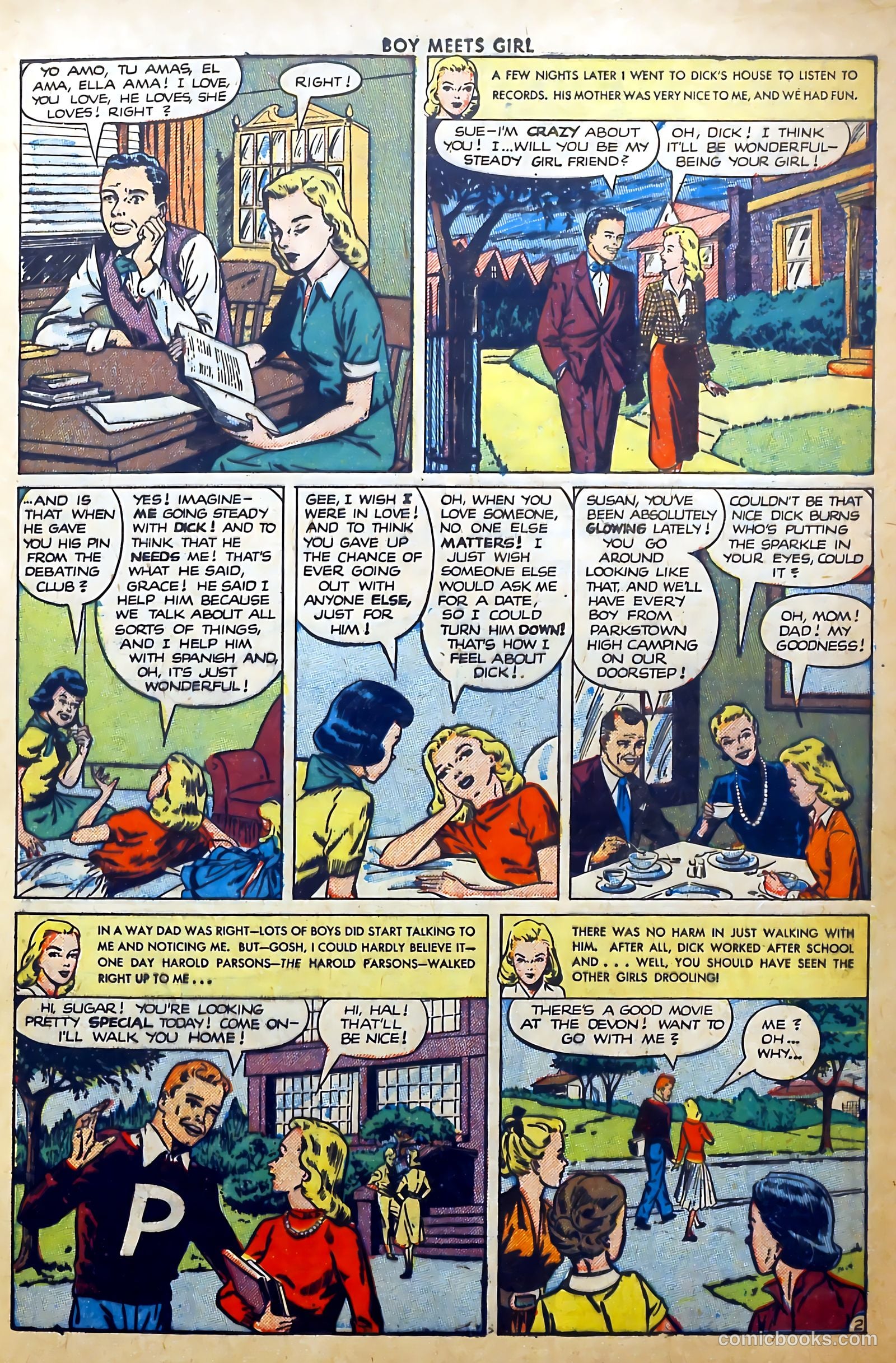 Boy Meets Girl #6 (1950) — page 13 of 52