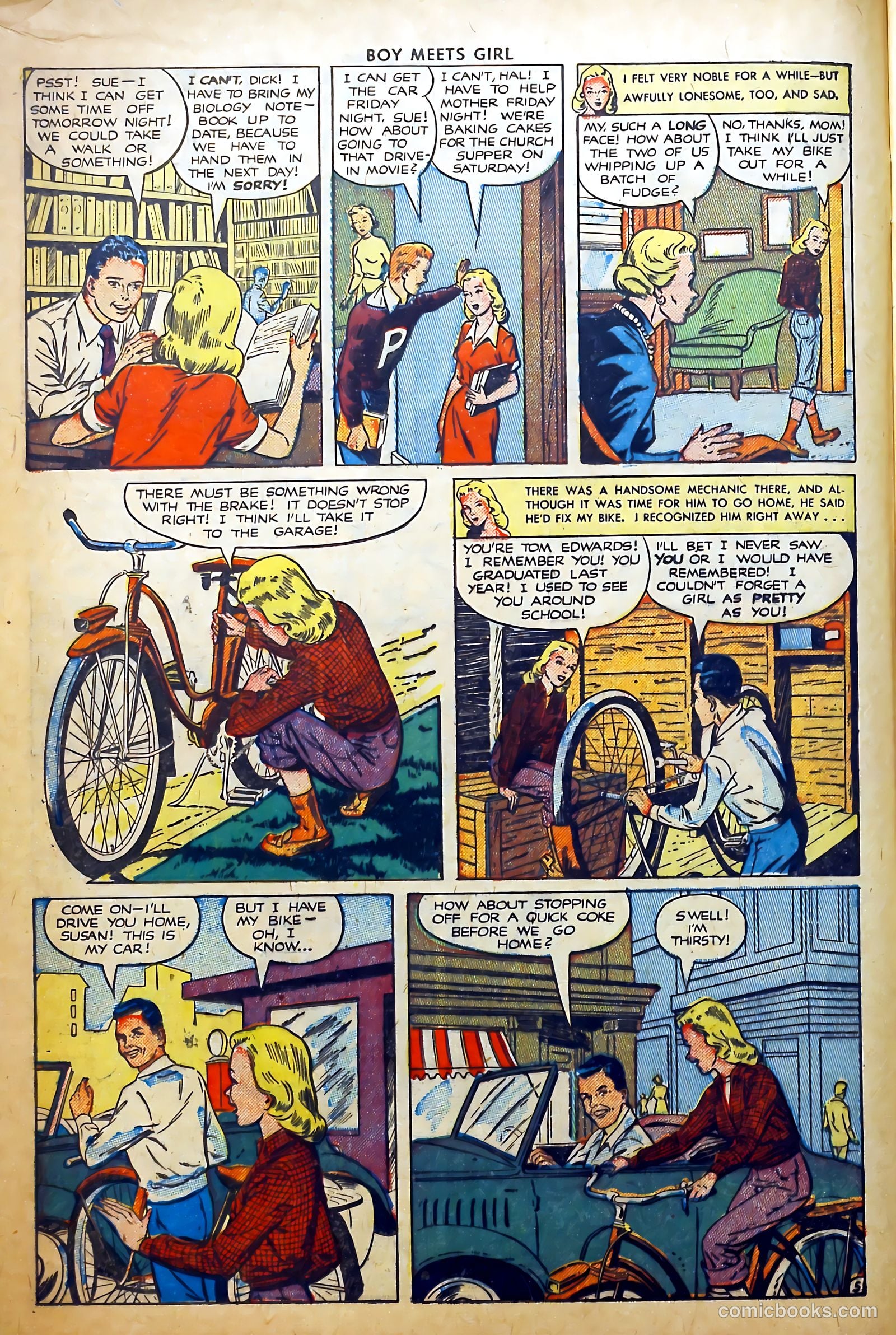 Boy Meets Girl #6 (1950) — page 16 of 52