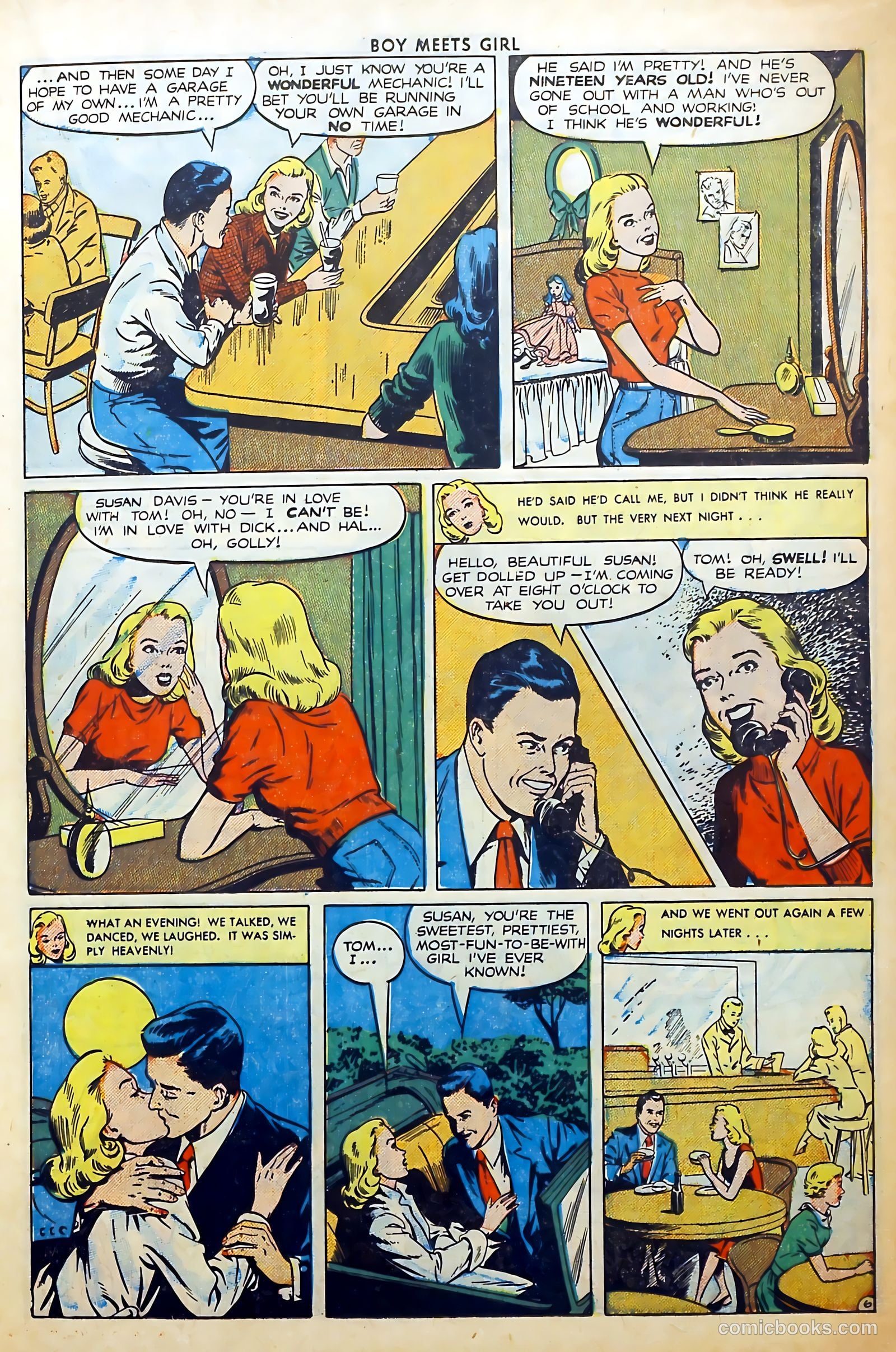 Boy Meets Girl #6 (1950) — page 17 of 52