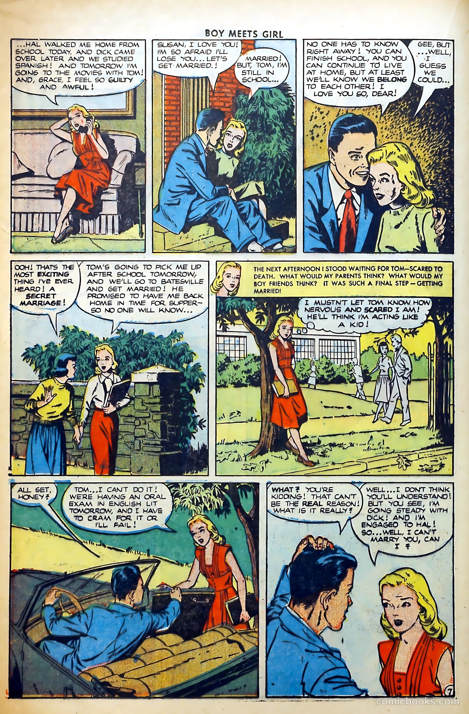Boy Meets Girl #6 (1950) — page 18 of 52