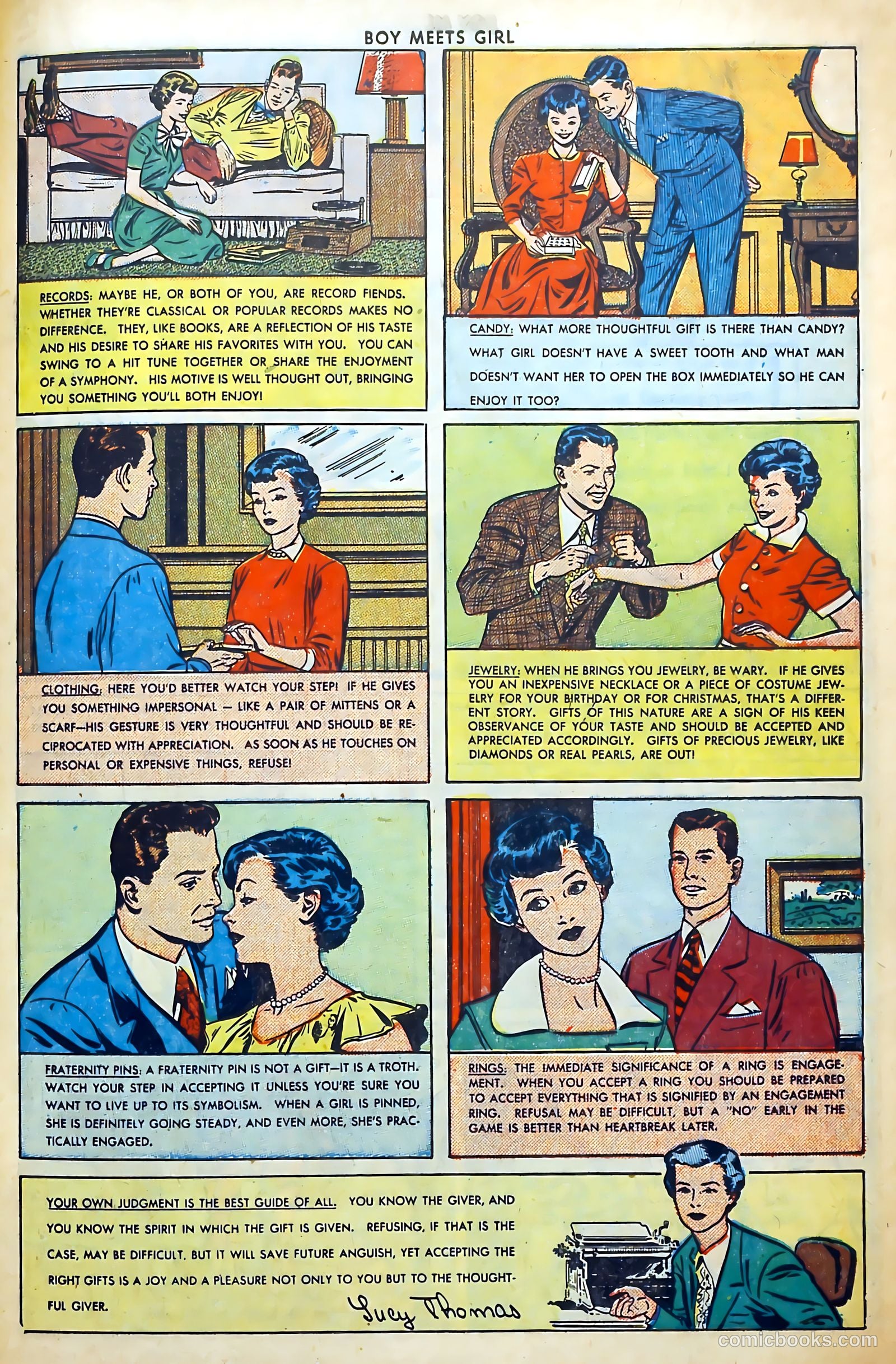 Boy Meets Girl #6 (1950) — page 41 of 52