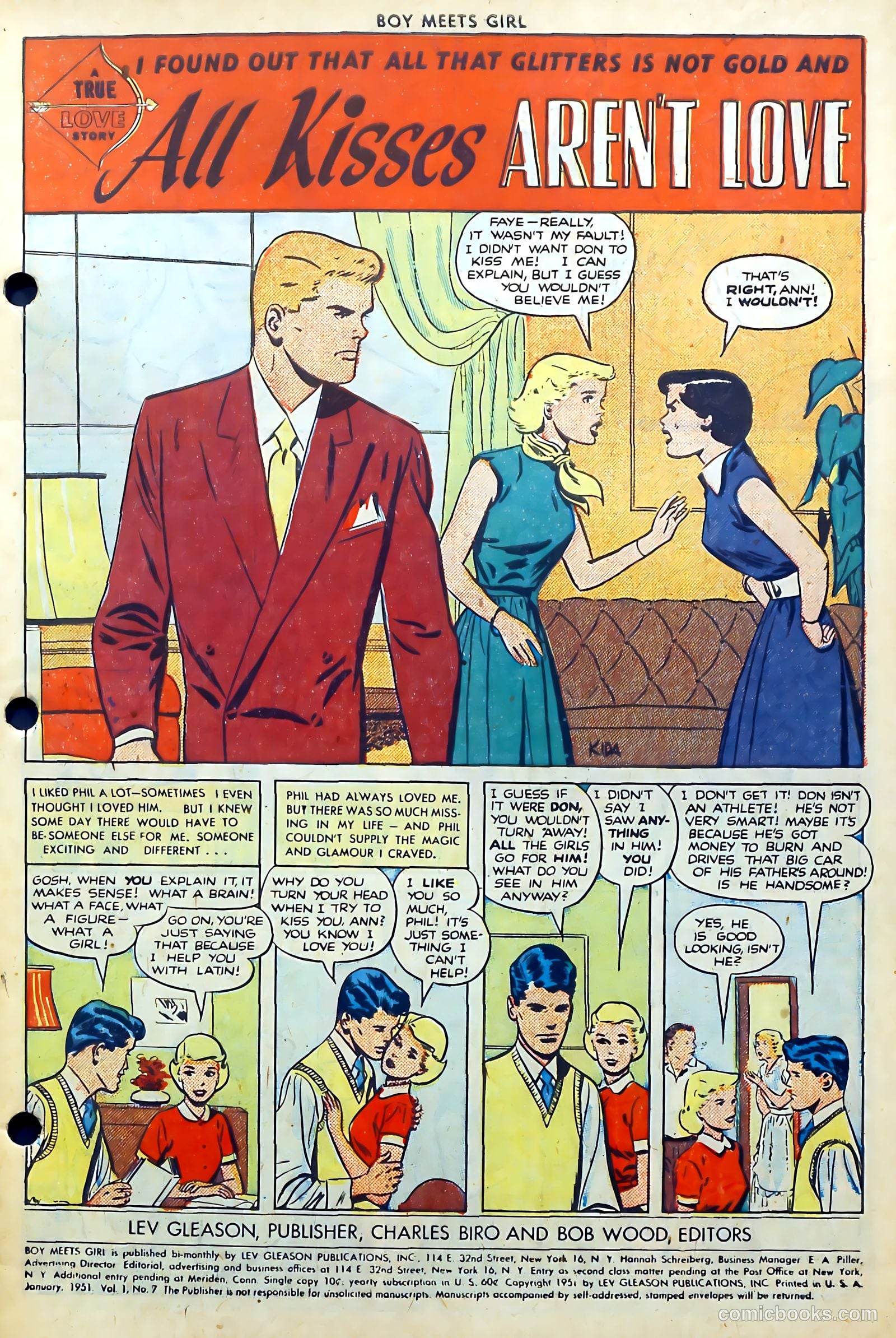 Boy Meets Girl #7 (1951) — page 3 of 52