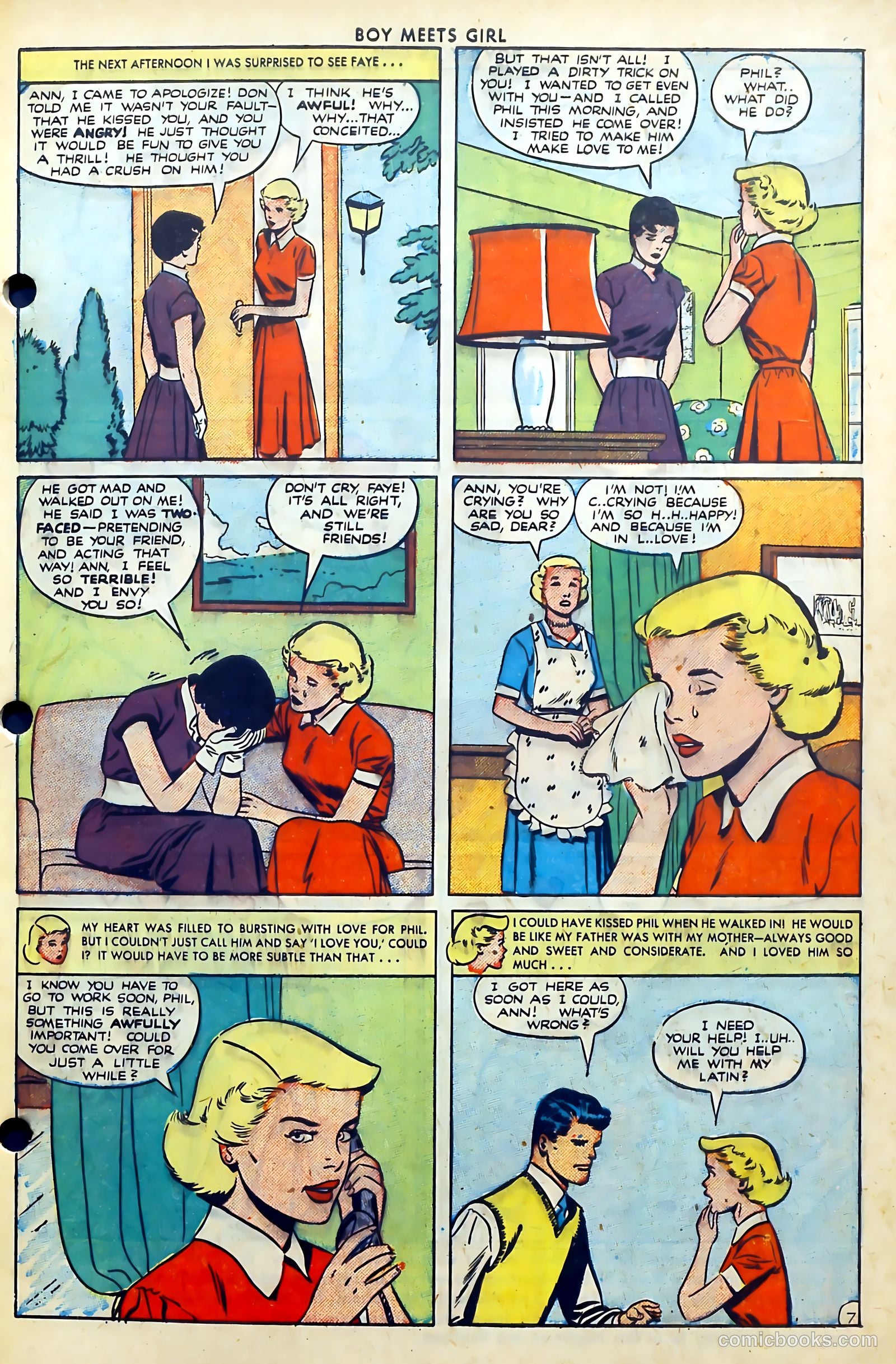 Boy Meets Girl #7 (1951) — page 9 of 52