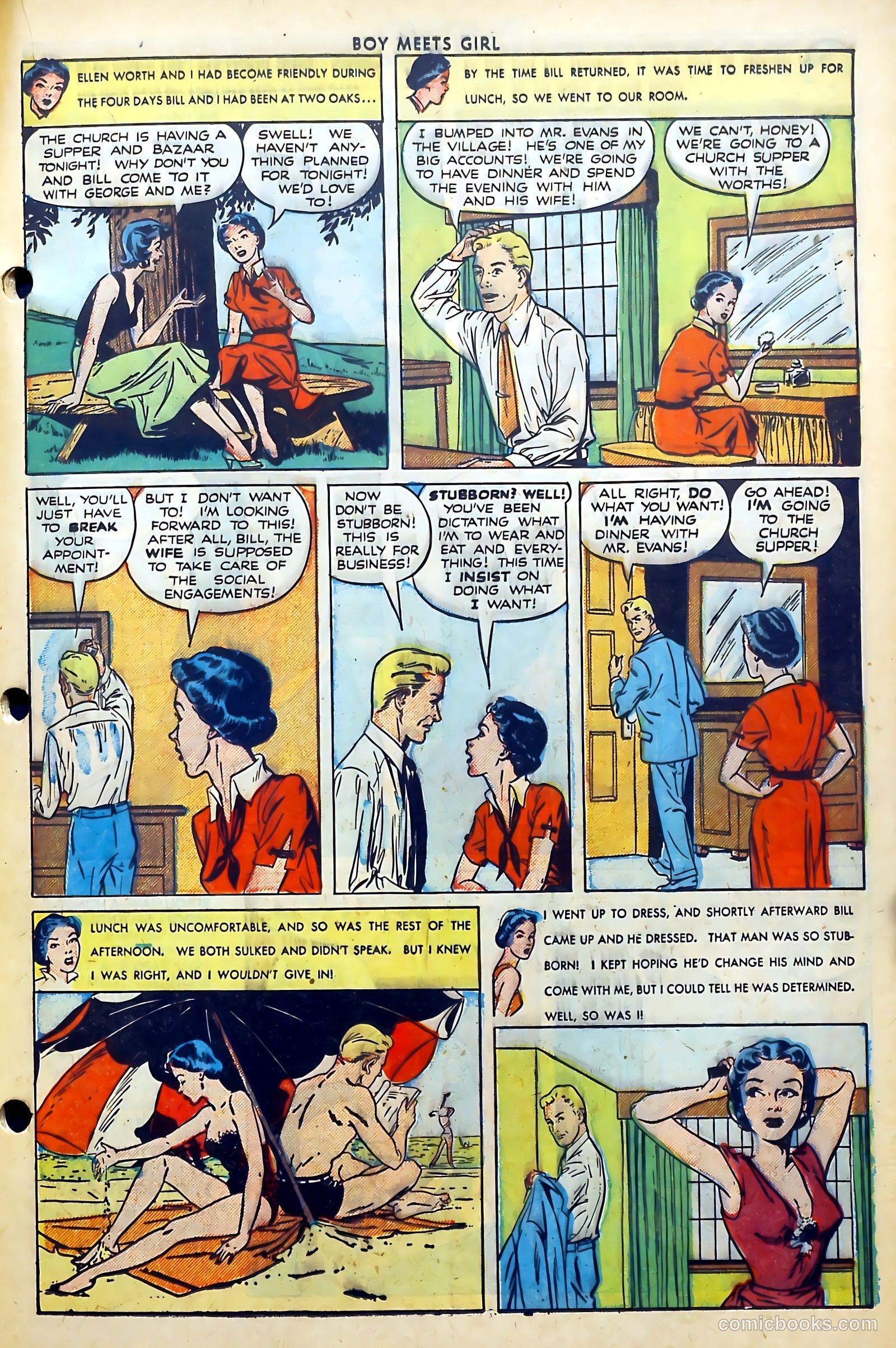 Boy Meets Girl #7 (1951) — page 21 of 52