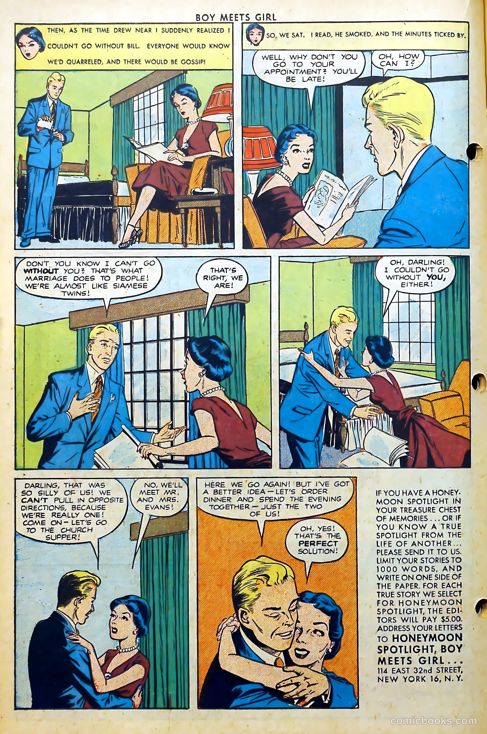 Boy Meets Girl #7 (1951) — page 22 of 52