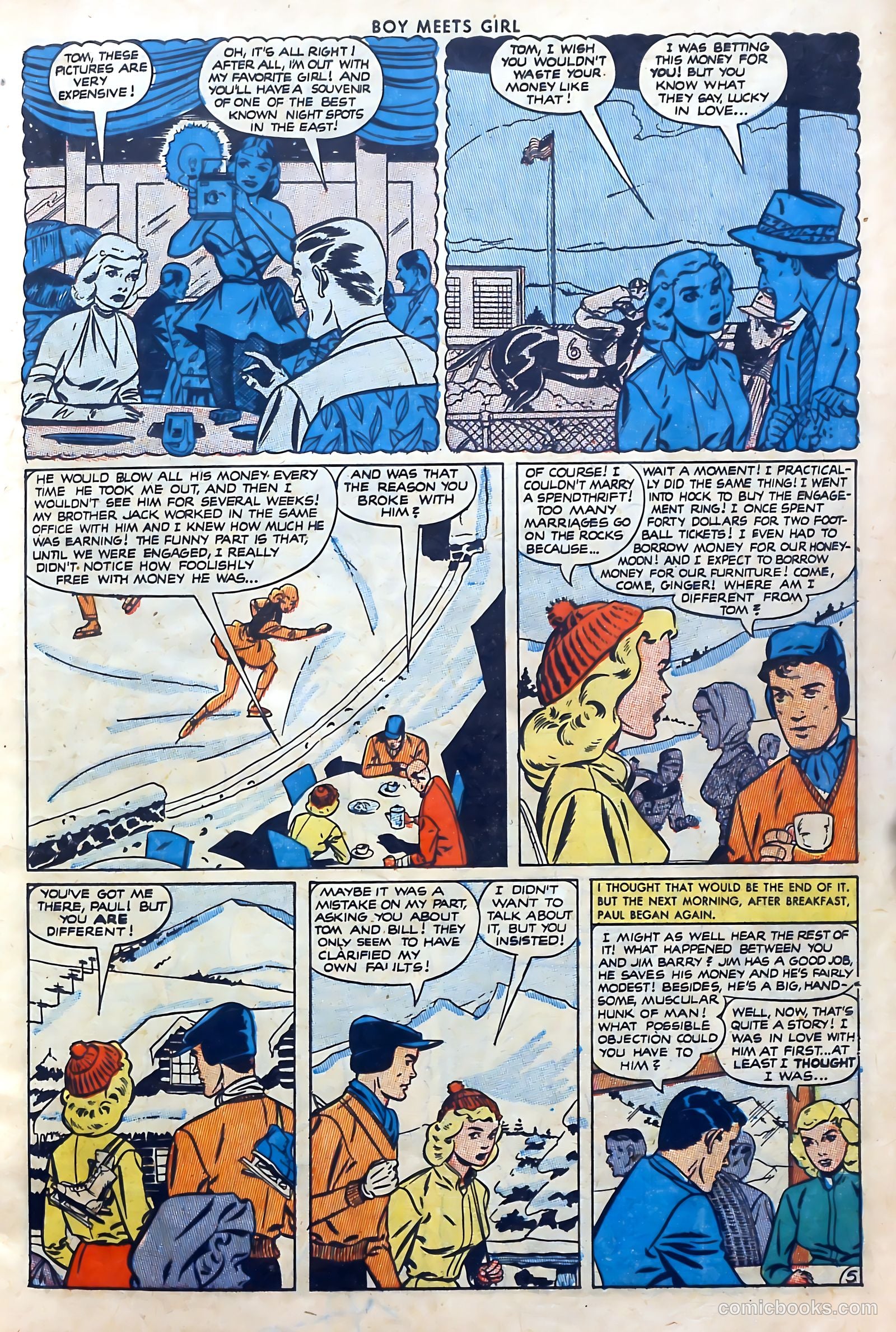 Boy Meets Girl #8 (1951) — page 7 of 52