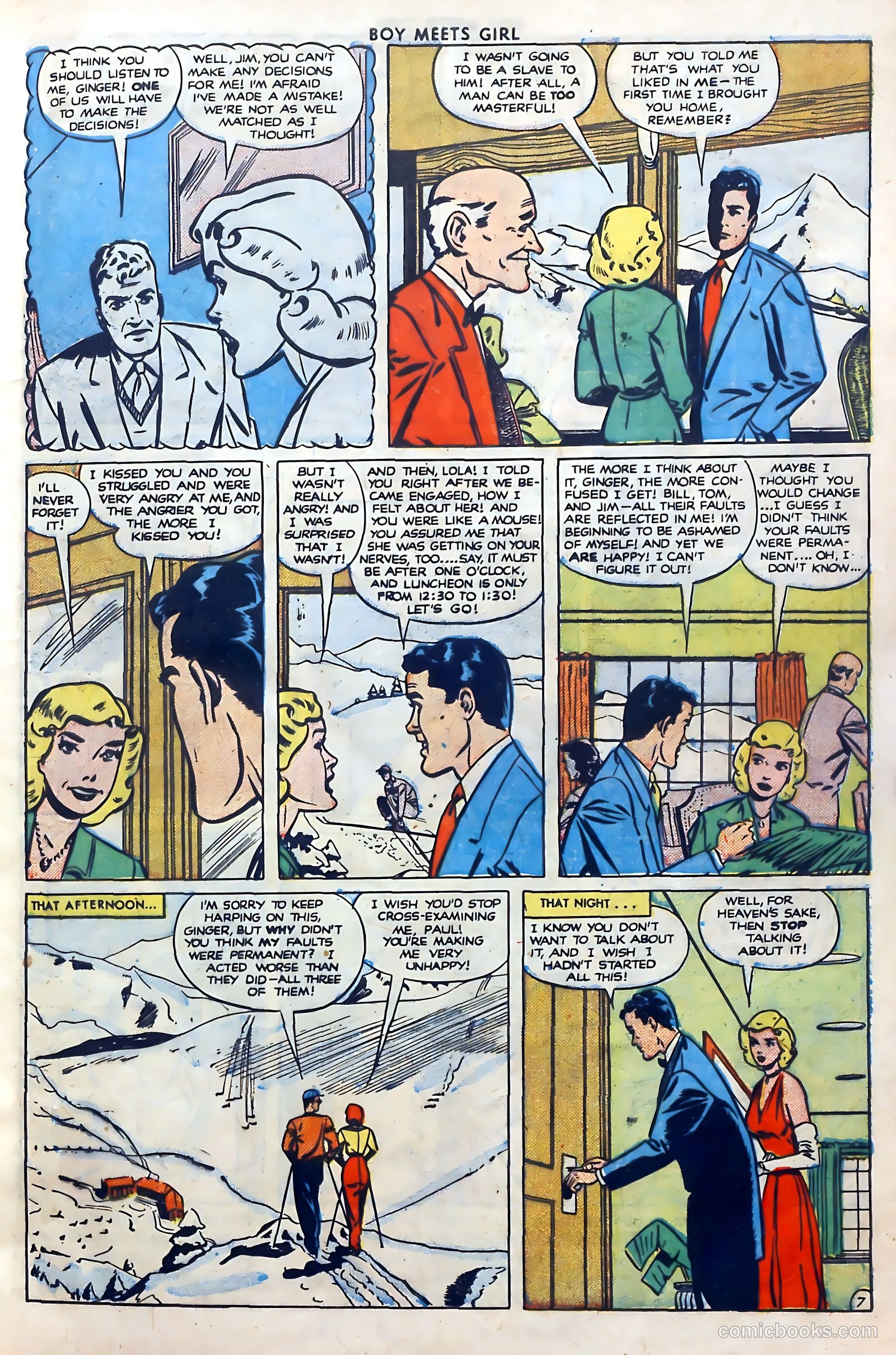 Boy Meets Girl #8 (1951) — page 9 of 52