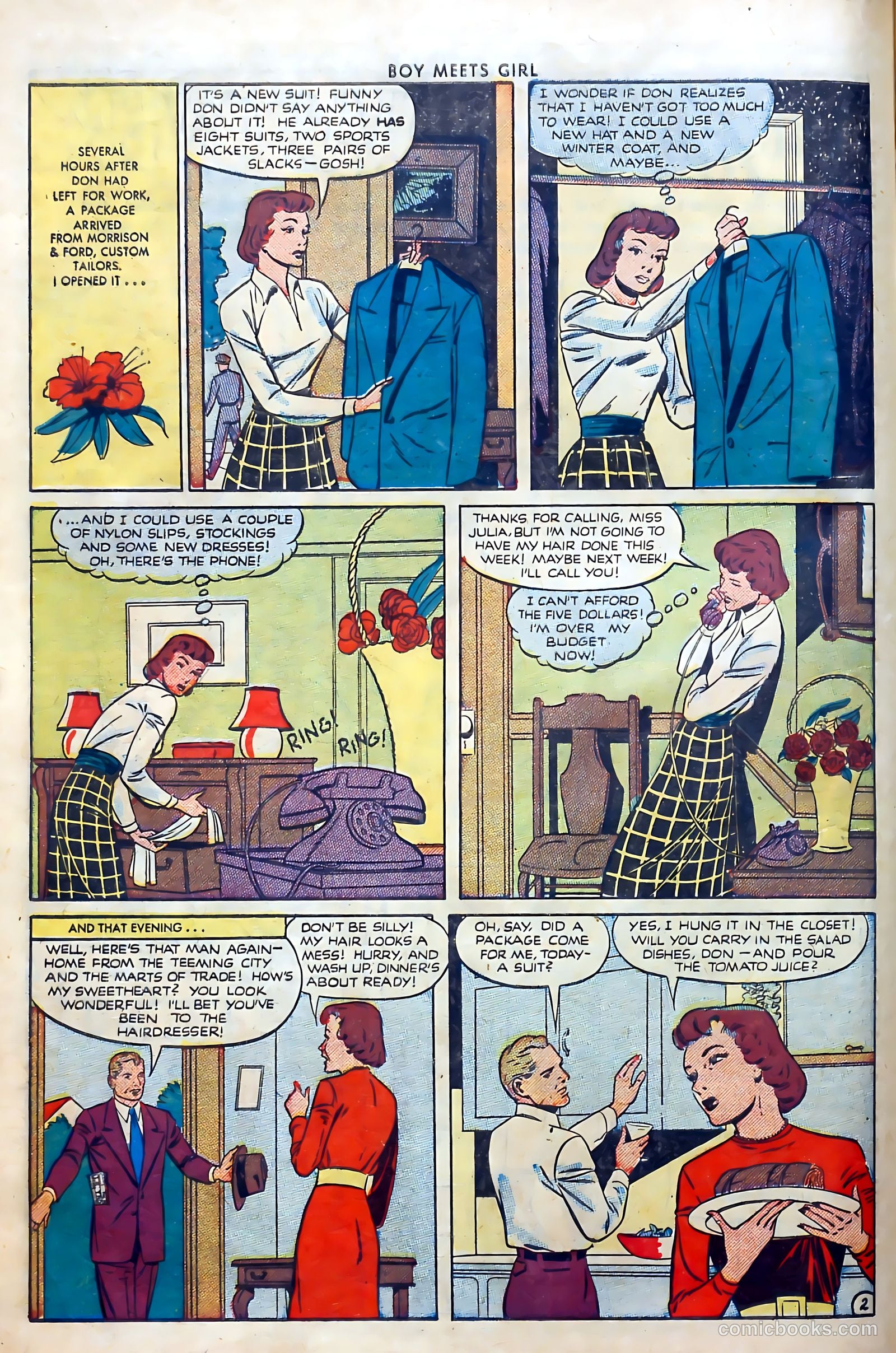 Boy Meets Girl #8 (1951) — page 14 of 52
