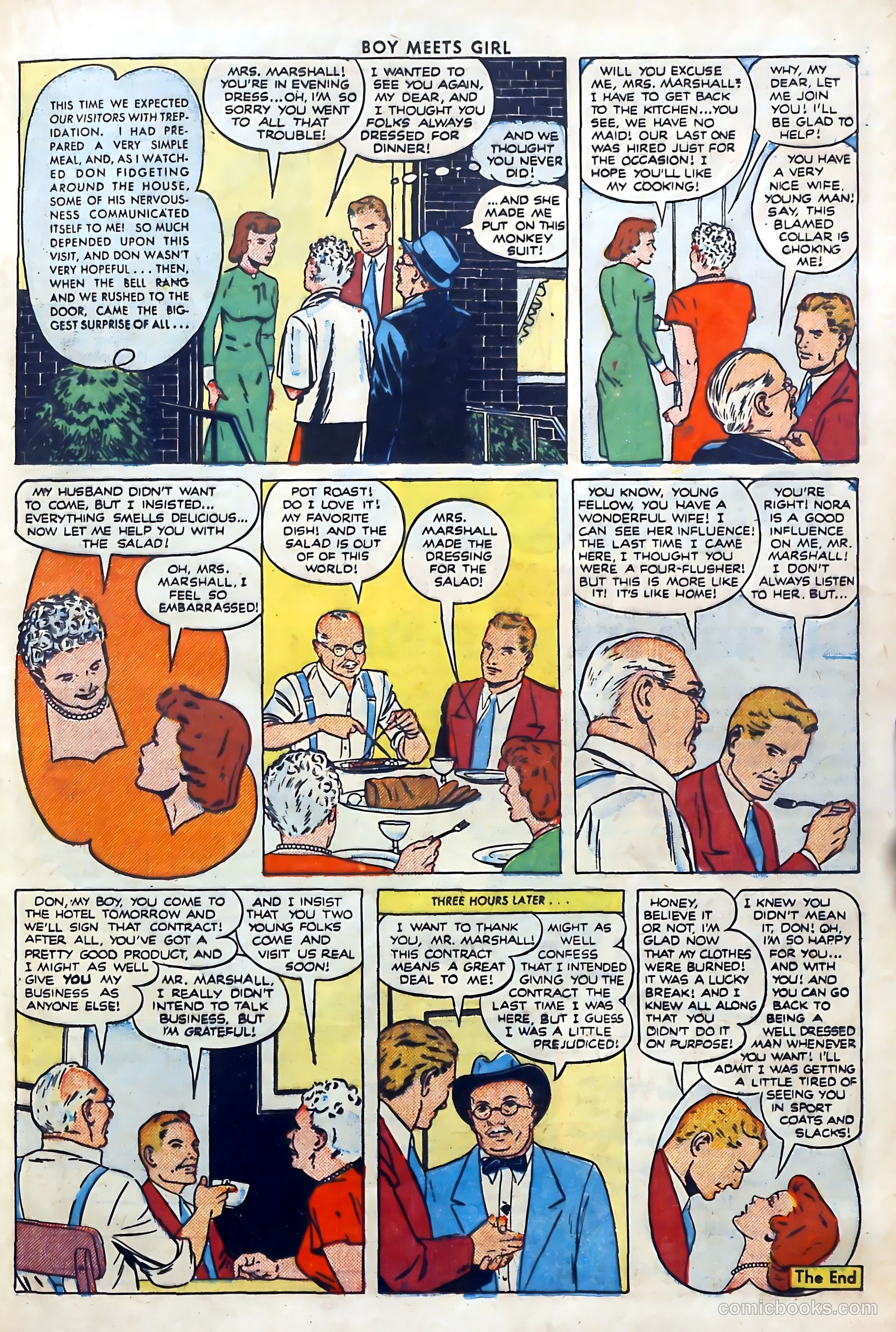 Boy Meets Girl #8 (1951) — page 21 of 52
