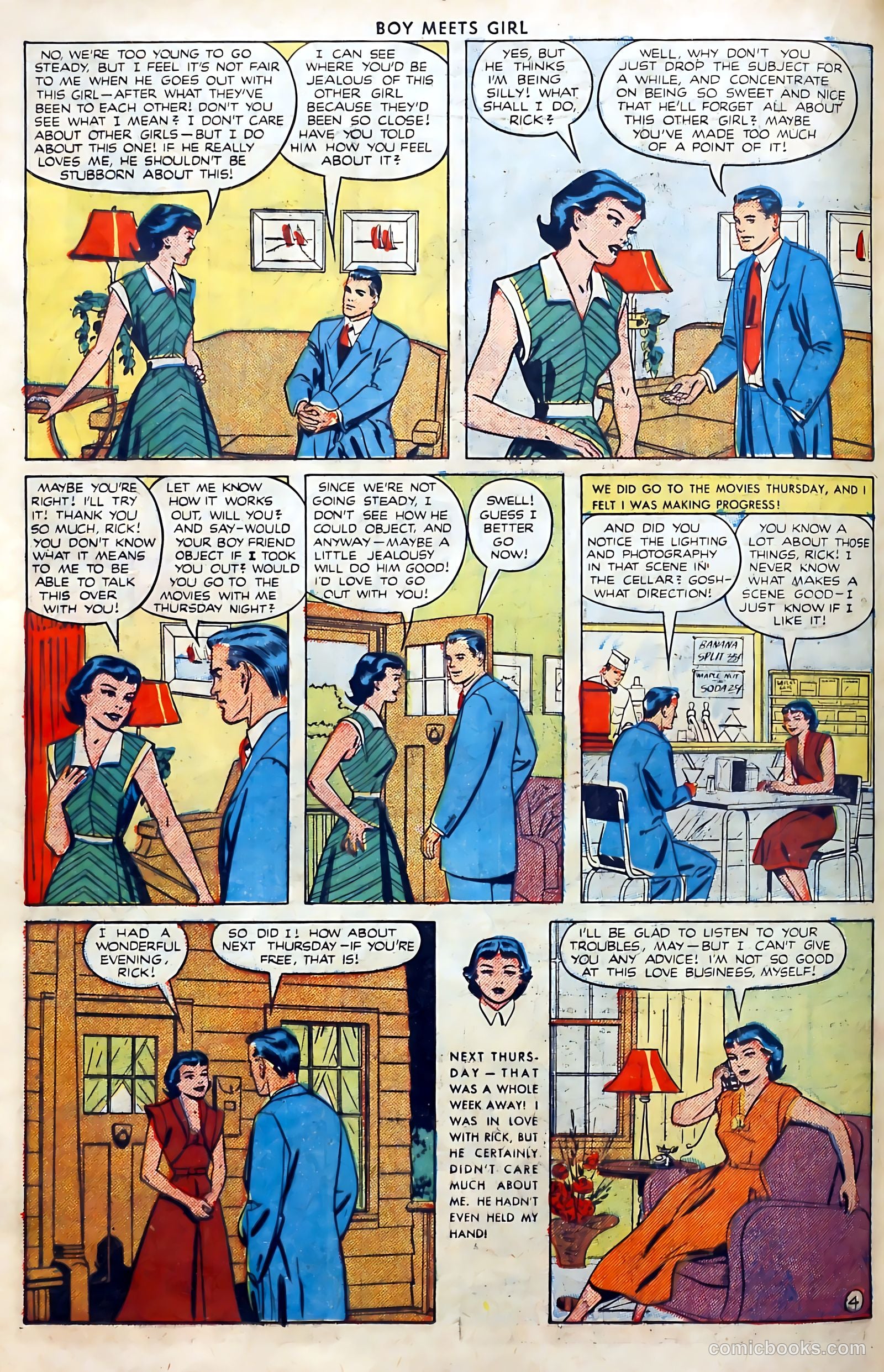 Boy Meets Girl #8 (1951) — page 30 of 52