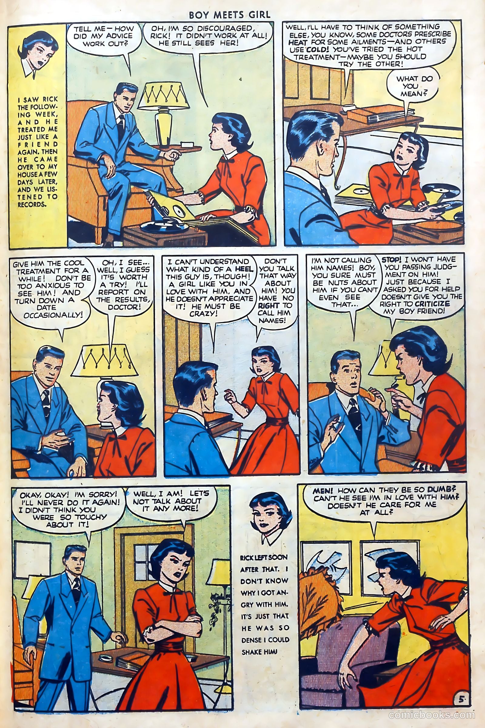 Boy Meets Girl #8 (1951) — page 31 of 52