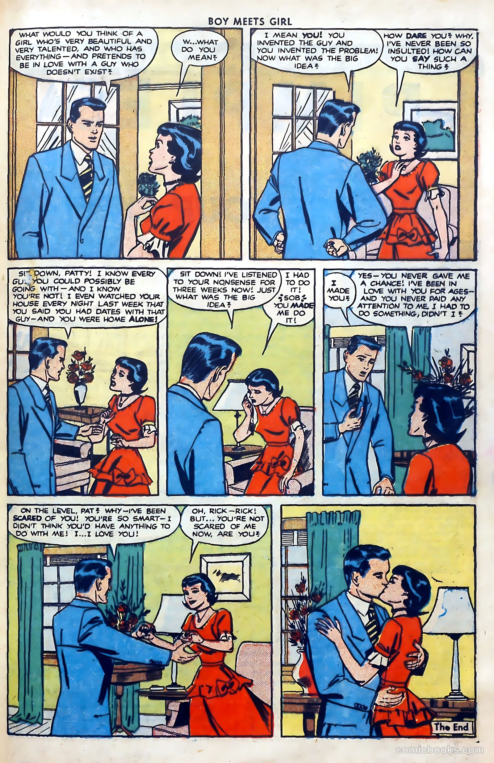 Boy Meets Girl #8 (1951) — page 33 of 52