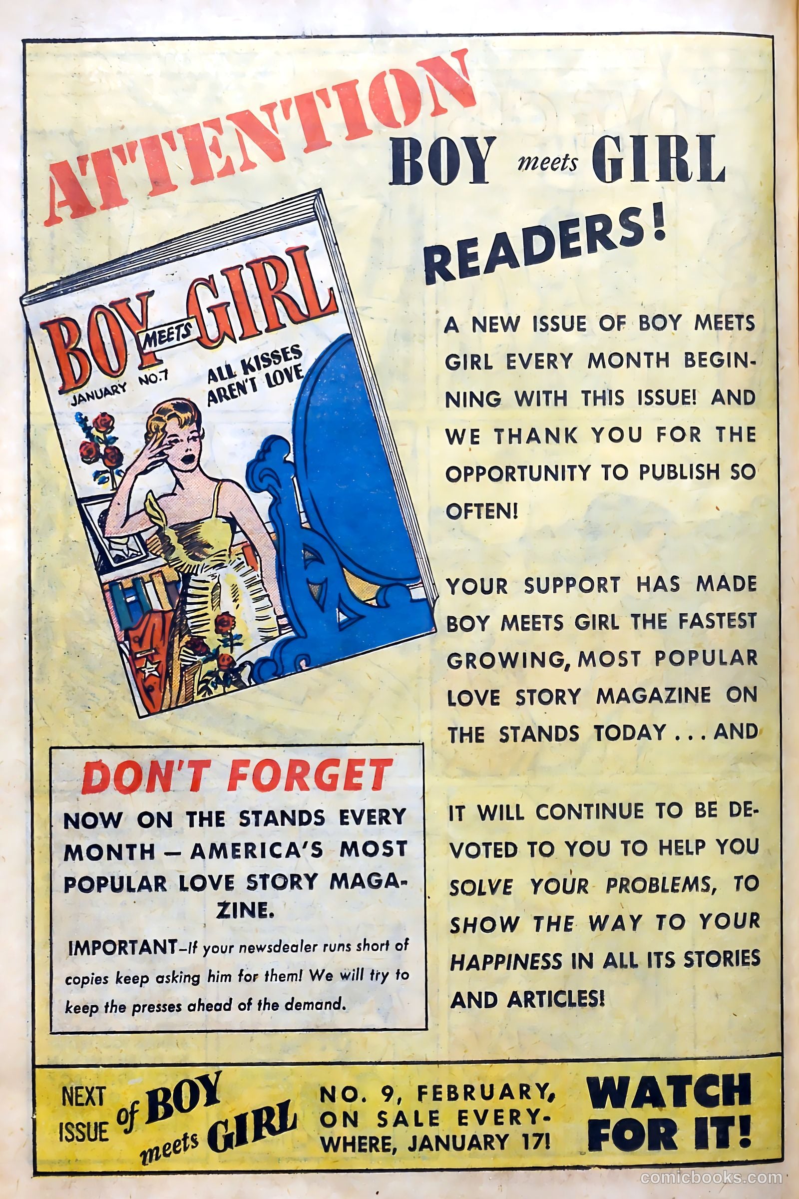 Boy Meets Girl #8 (1951) — page 38 of 52