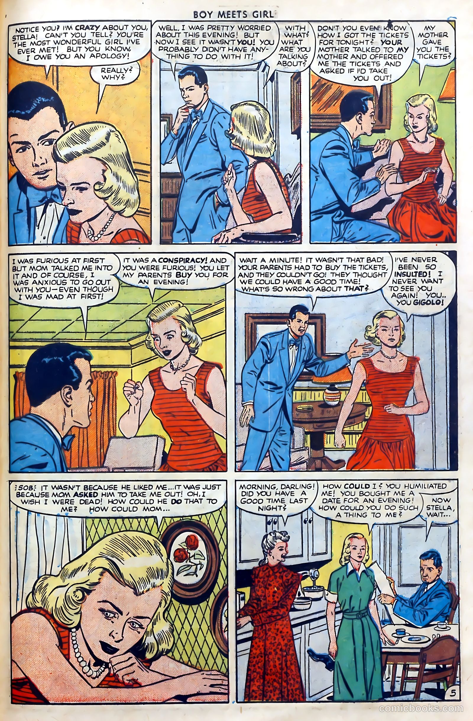Boy Meets Girl #8 (1951) — page 45 of 52