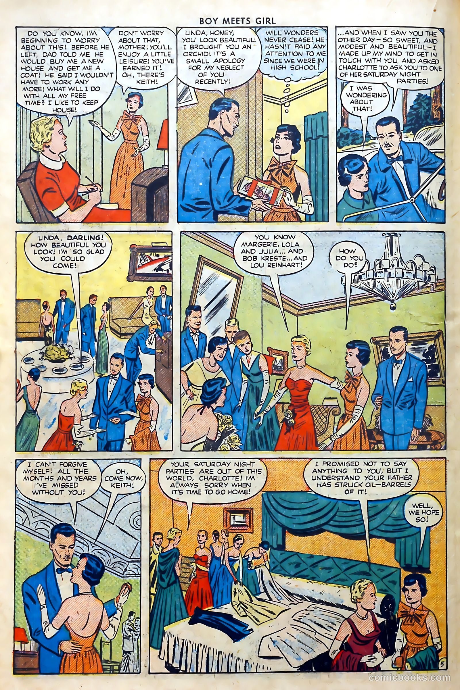 Boy Meets Girl #9 (1951) — page 34 of 52