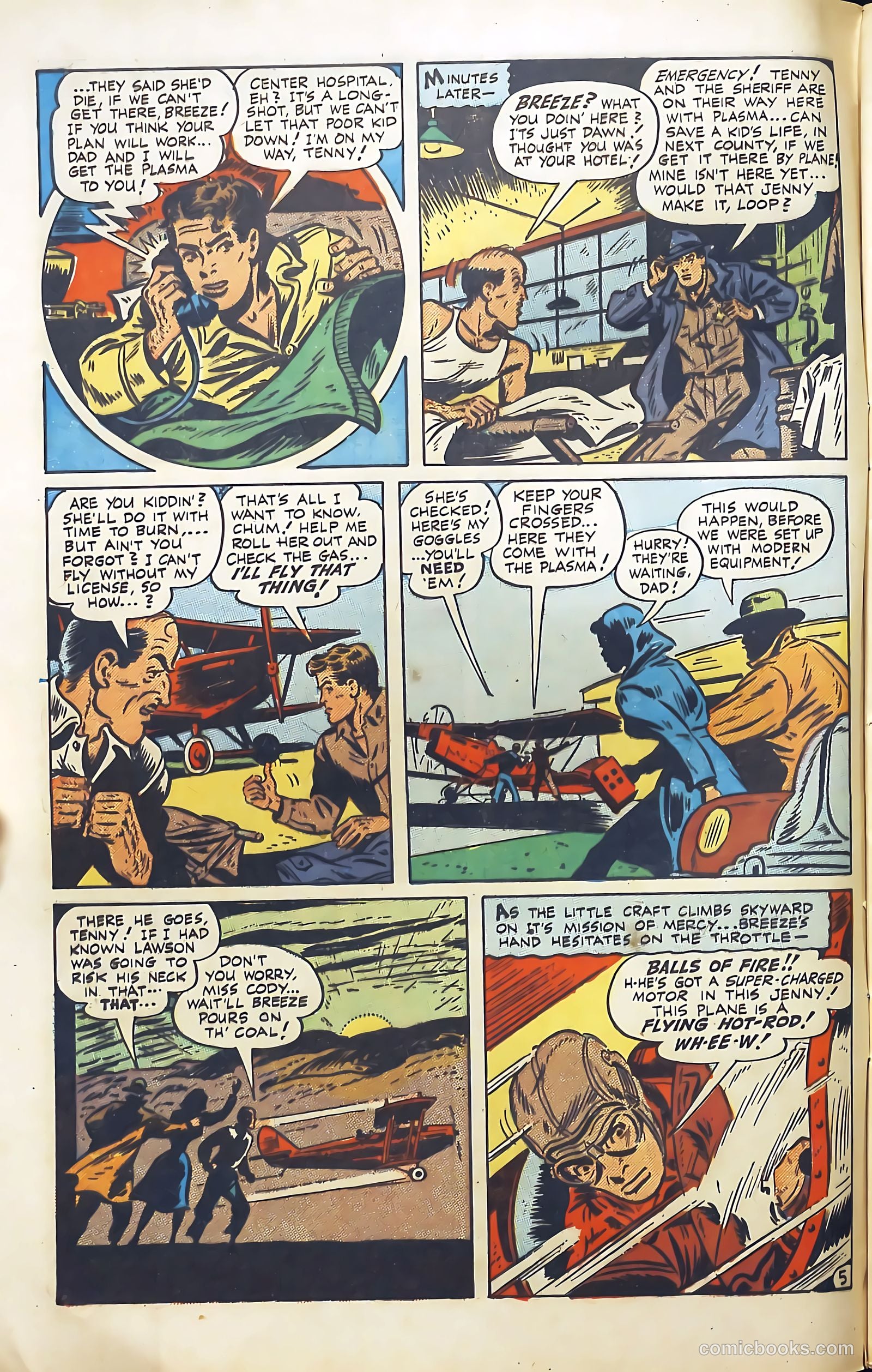 Breeze Lawson, Sky Sheriff #1 (1948) — page 8 of 52
