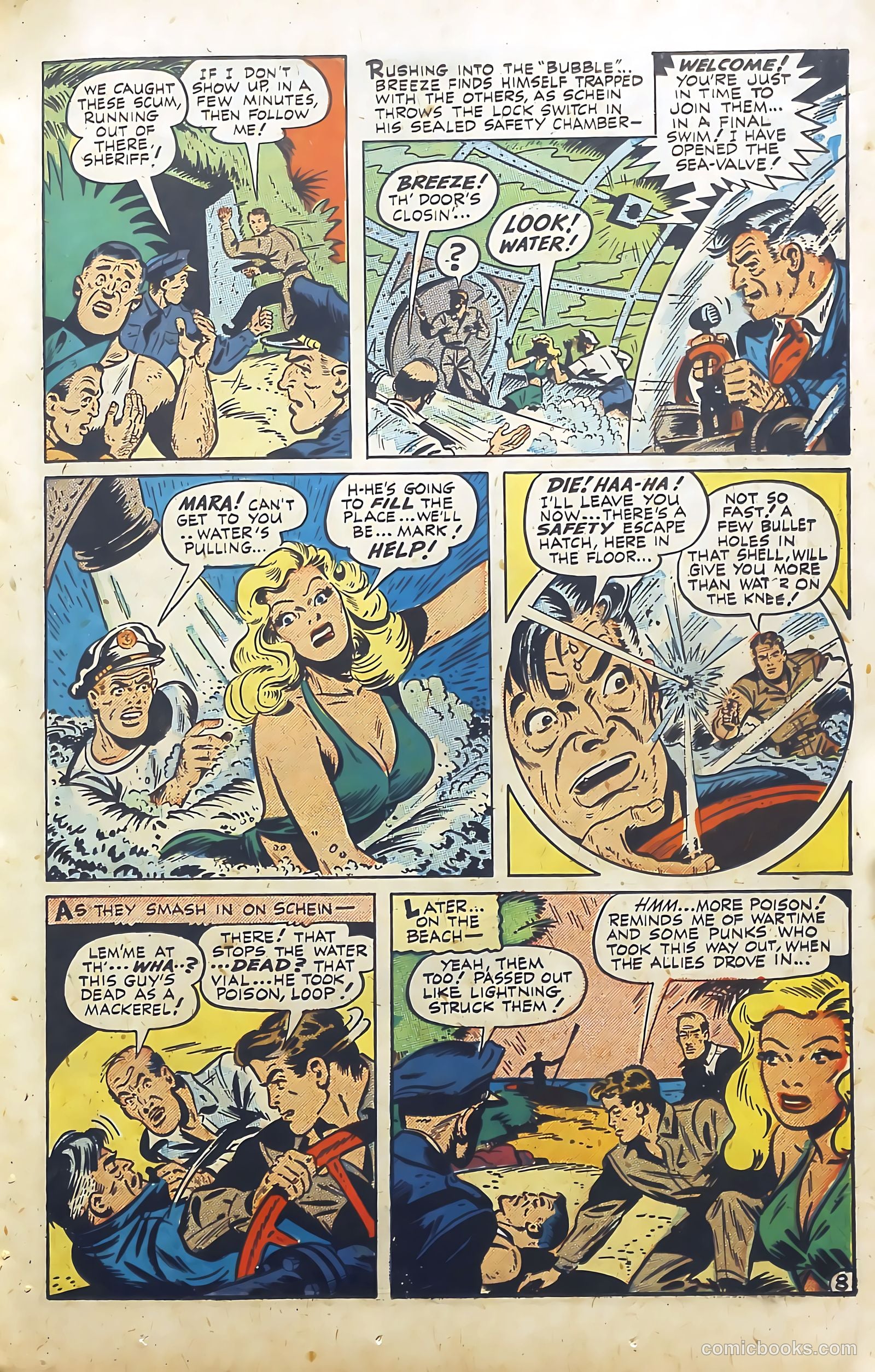 Breeze Lawson, Sky Sheriff #1 (1948) — page 17 of 52