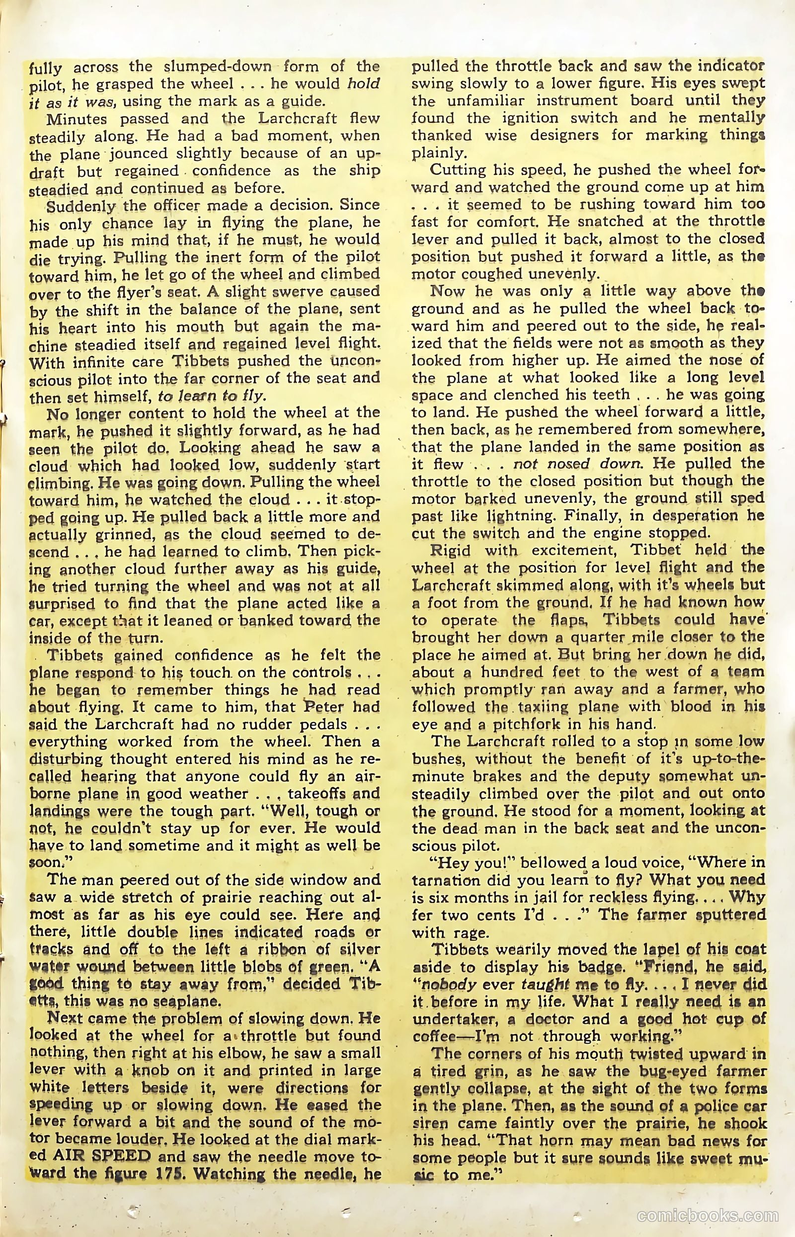 Breeze Lawson, Sky Sheriff #1 (1948) — page 21 of 52