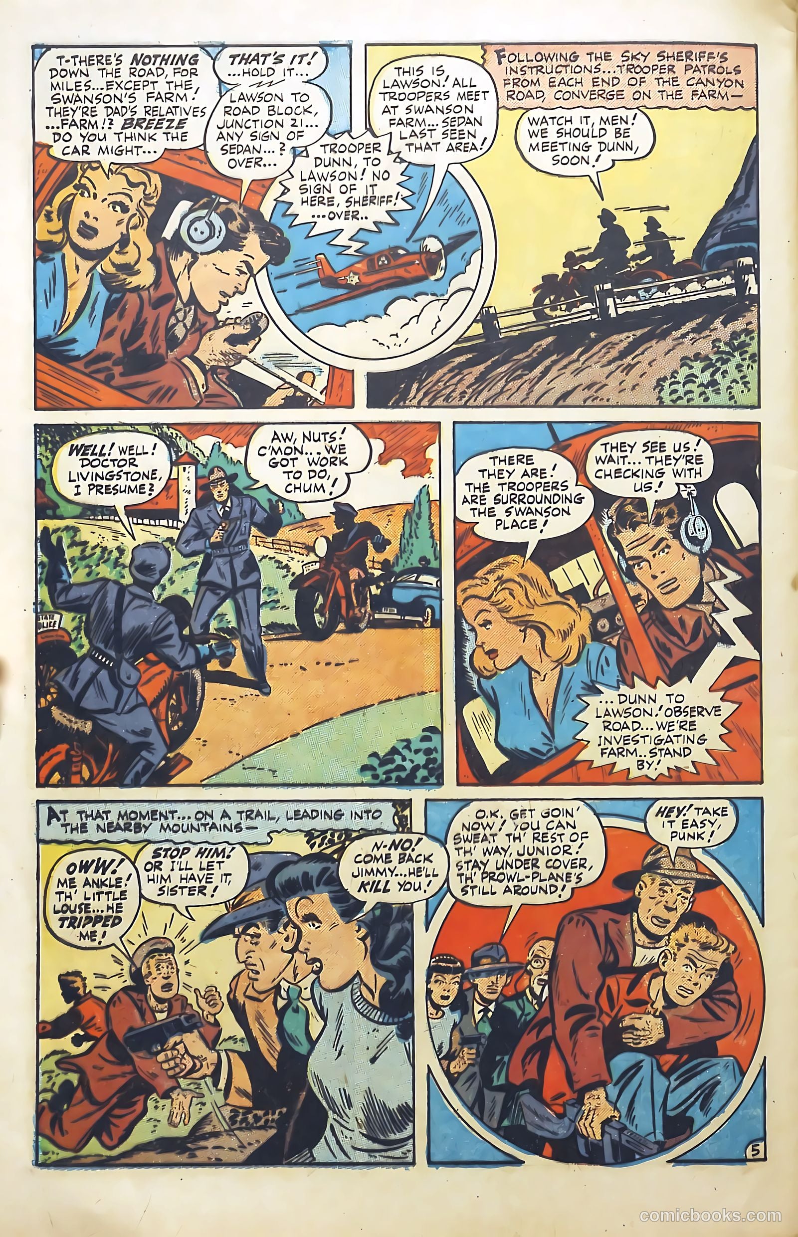 Breeze Lawson, Sky Sheriff #1 (1948) — page 44 of 52
