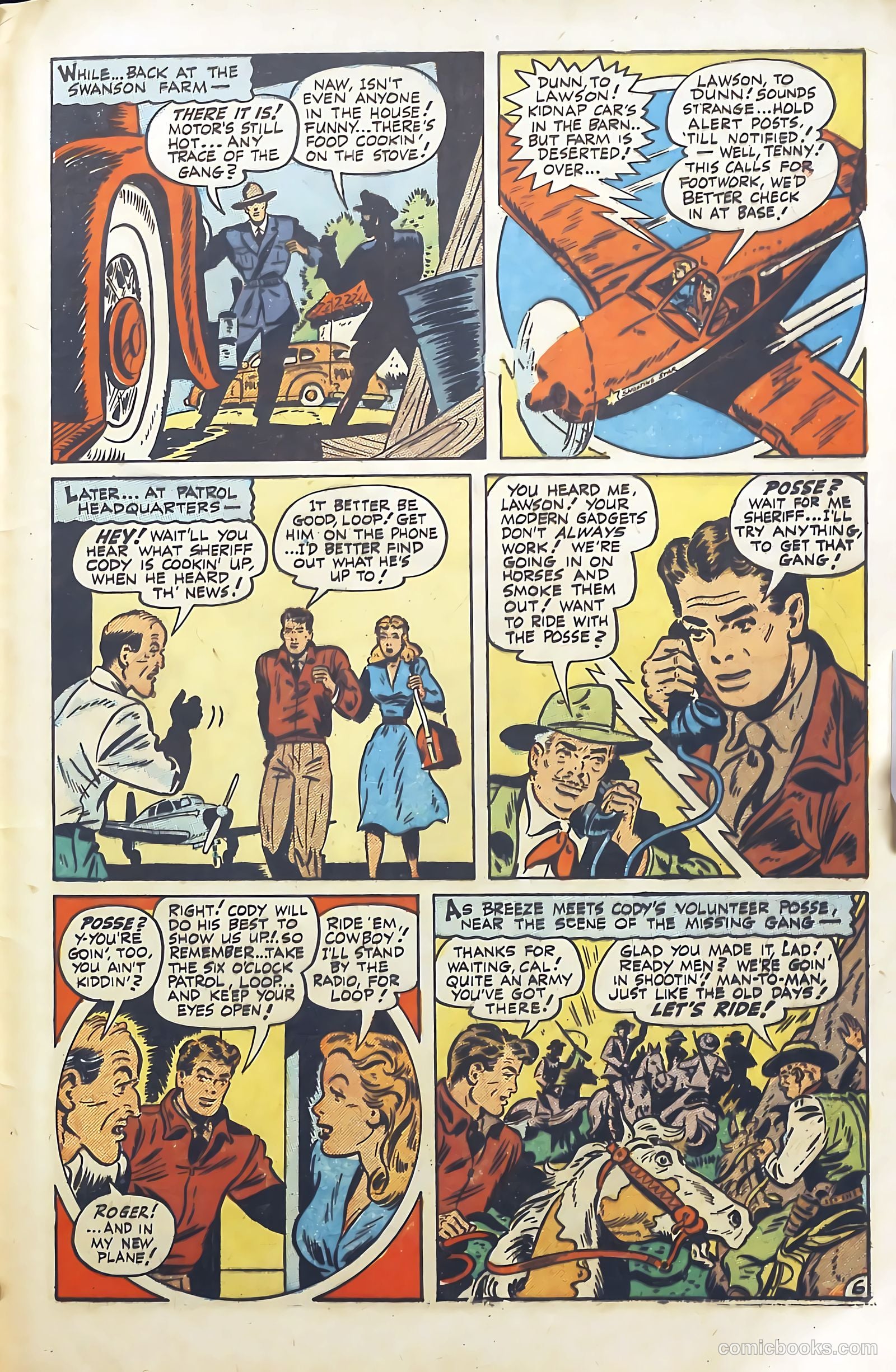 Breeze Lawson, Sky Sheriff #1 (1948) — page 45 of 52