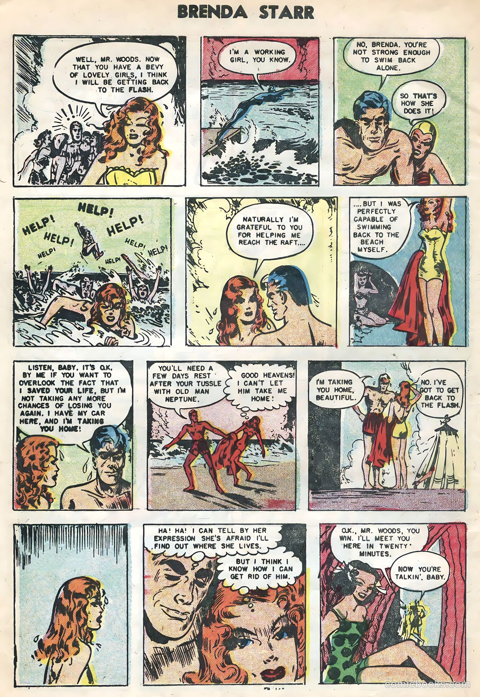 Brenda Starr #14 (1955) — page 8 of 36