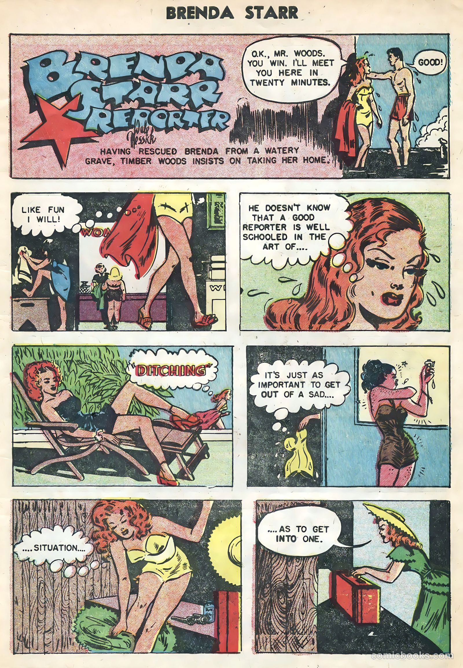 Brenda Starr #14 (1955) — page 9 of 36