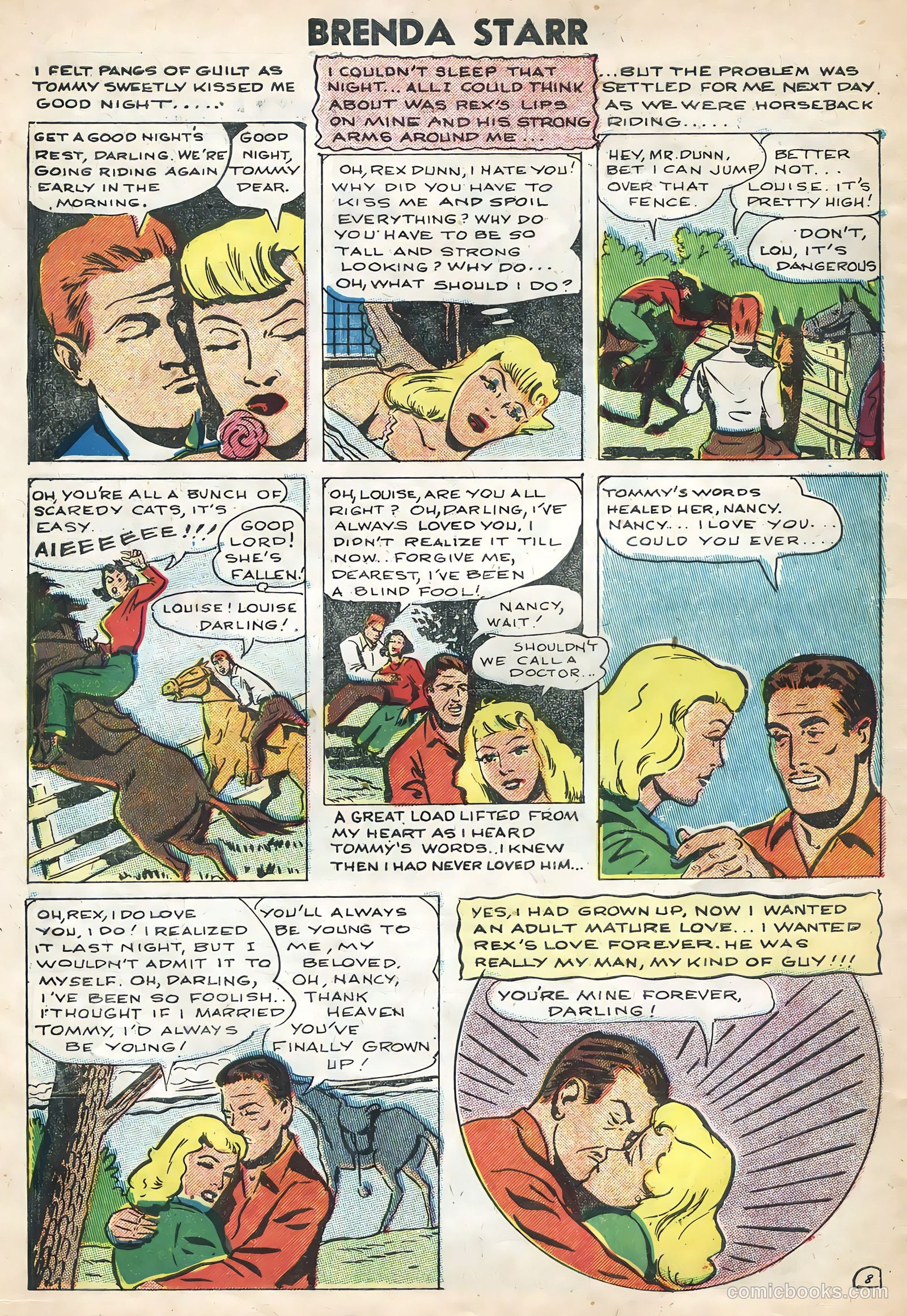 Brenda Starr #14 (1955) — page 34 of 36