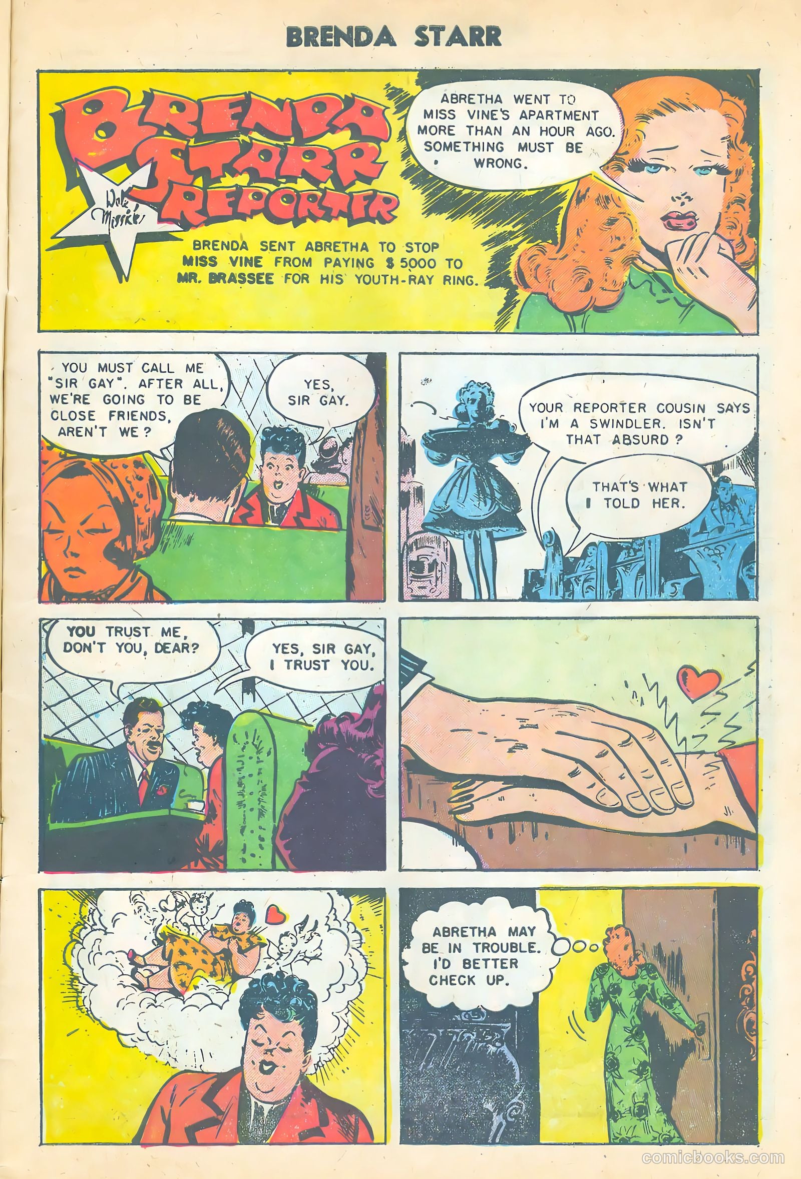 Brenda Starr #15 (1955) — page 7 of 36