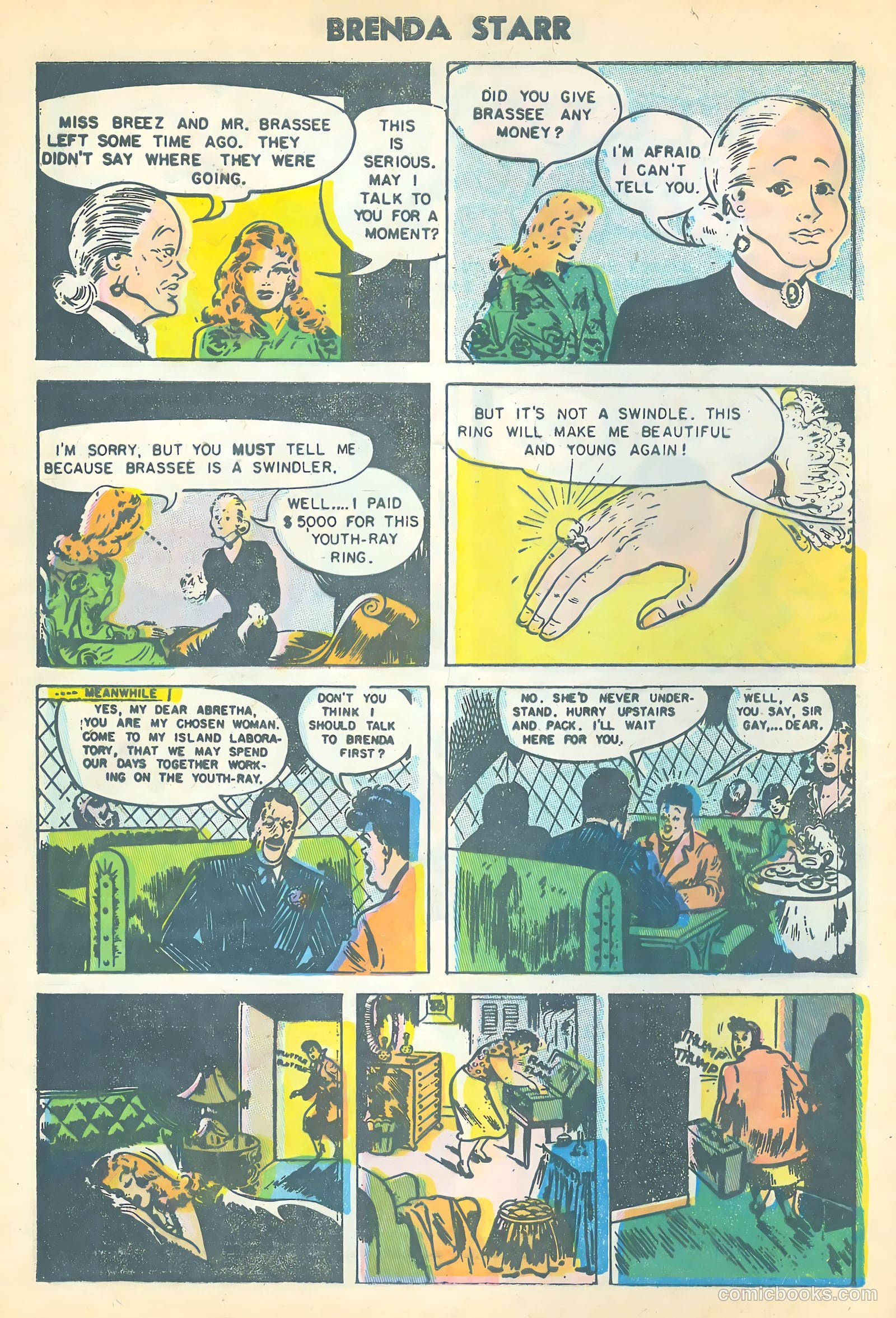 Brenda Starr #15 (1955) — page 8 of 36