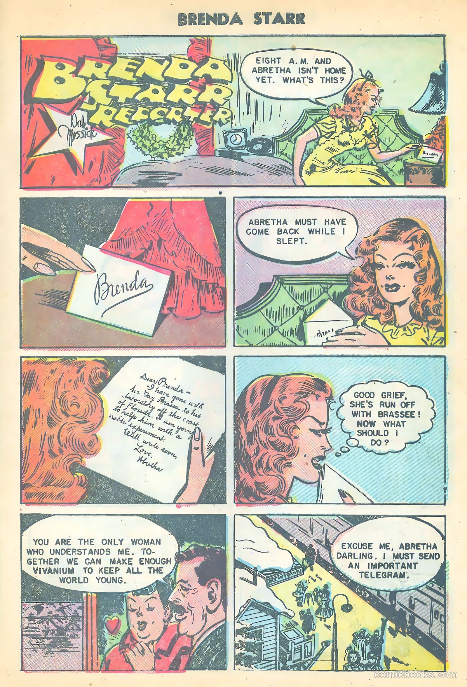 Brenda Starr #15 (1955) — page 9 of 36