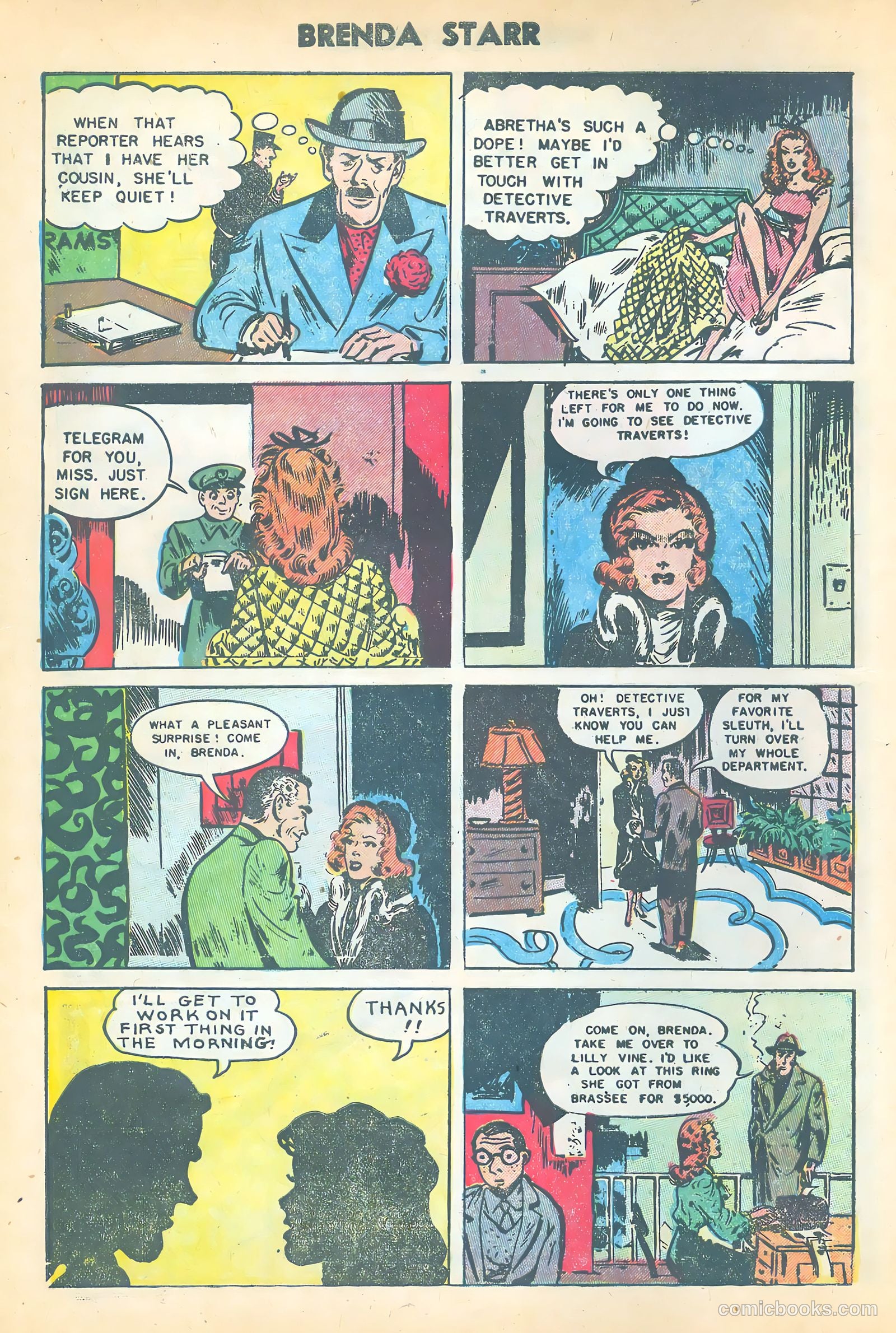 Brenda Starr #15 (1955) — page 10 of 36