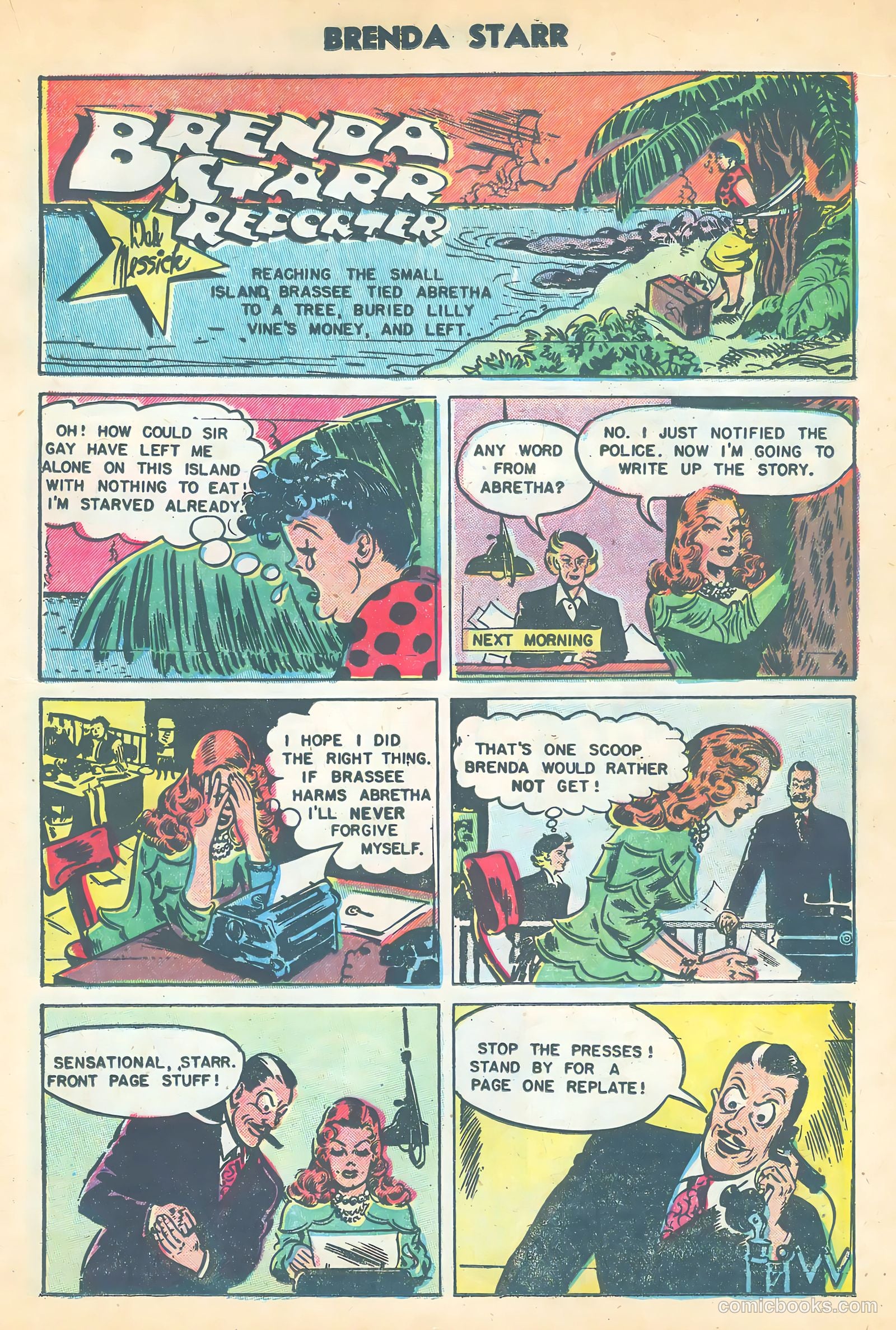 Brenda Starr #15 (1955) — page 15 of 36