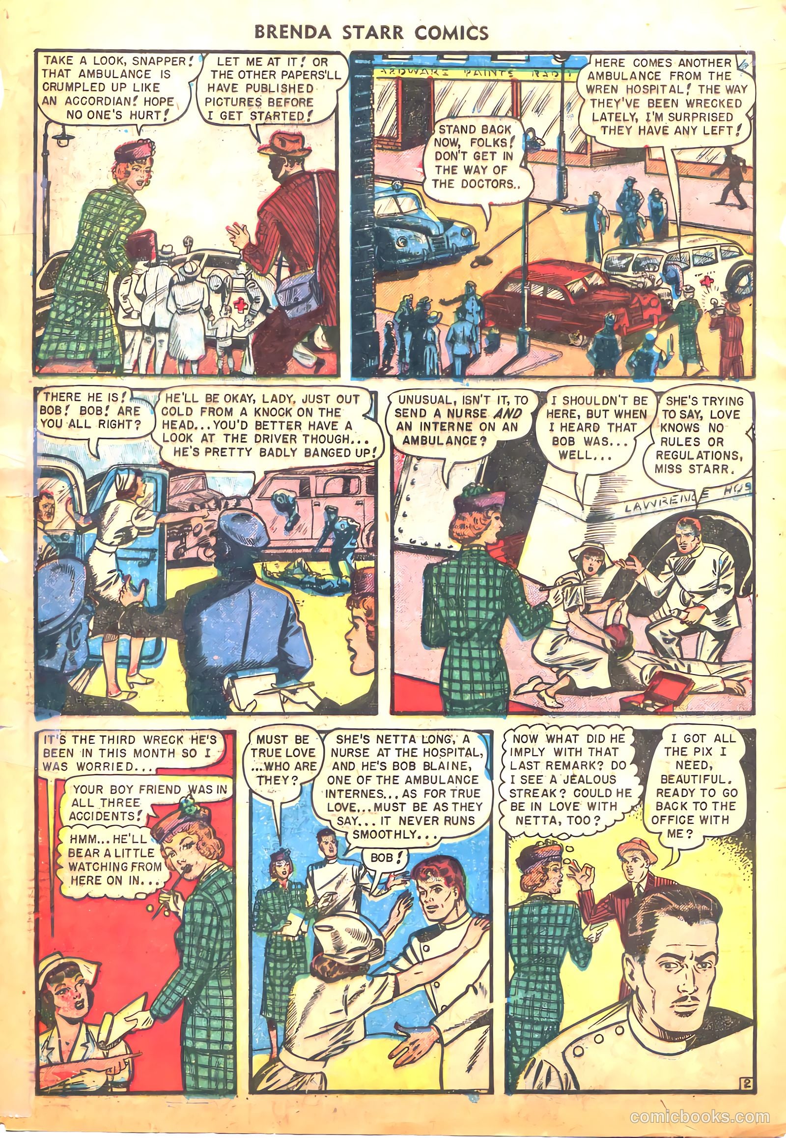 Brenda Starr Comics #10 (1949) — page 4 of 36