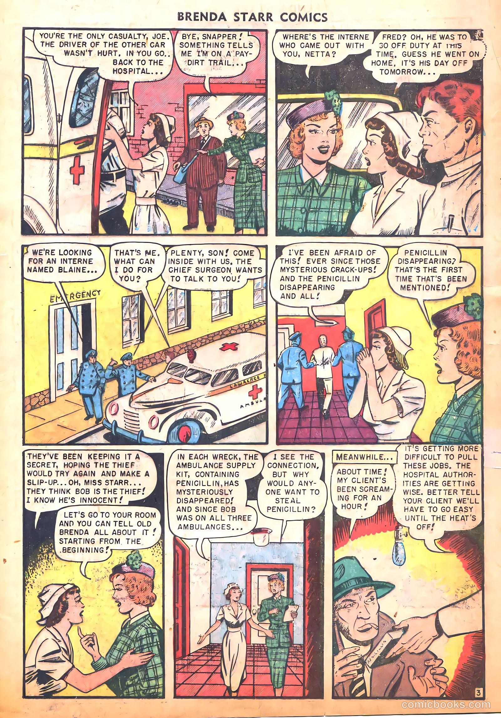 Brenda Starr Comics #10 (1949) — page 5 of 36