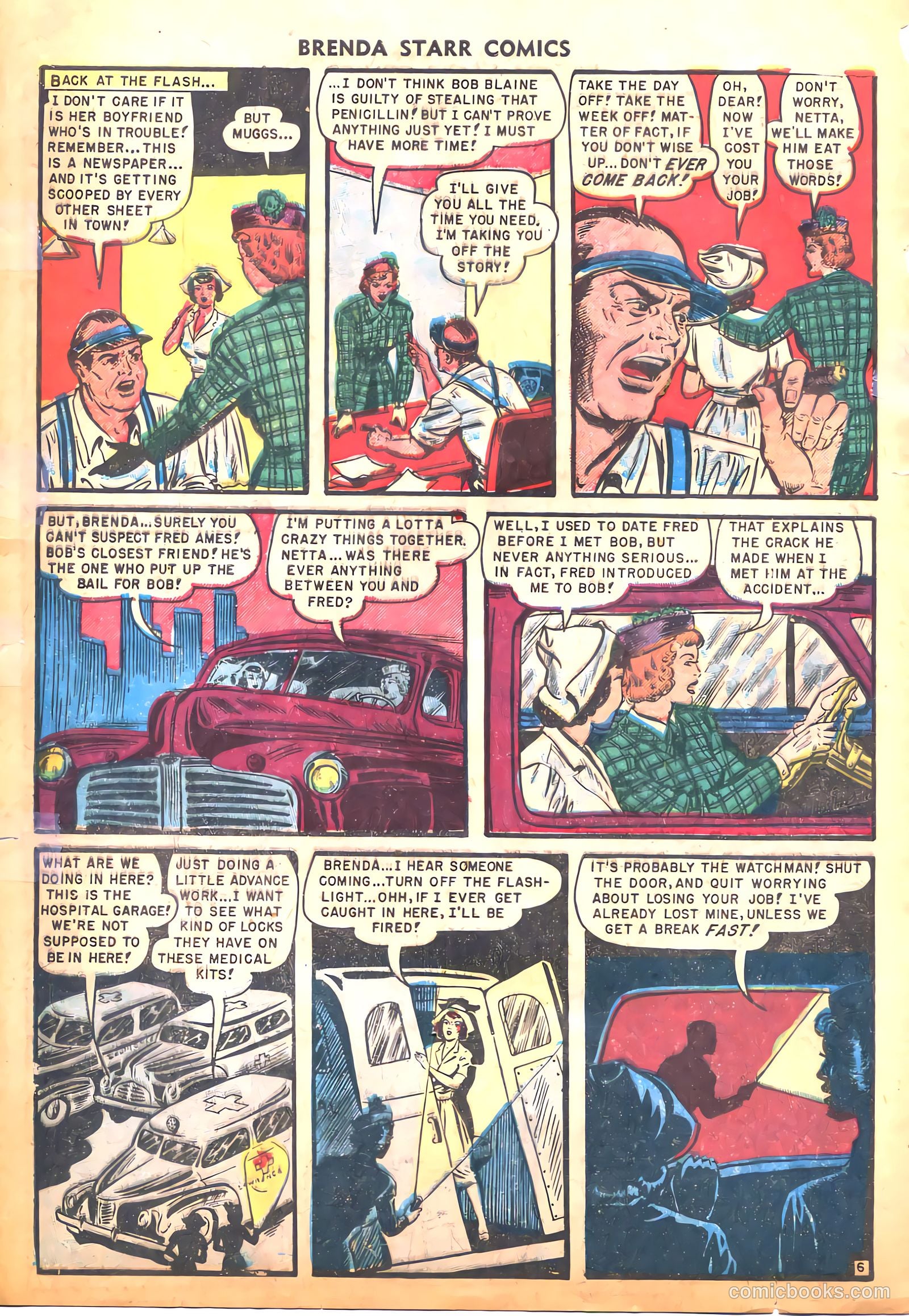 Brenda Starr Comics #10 (1949) — page 8 of 36