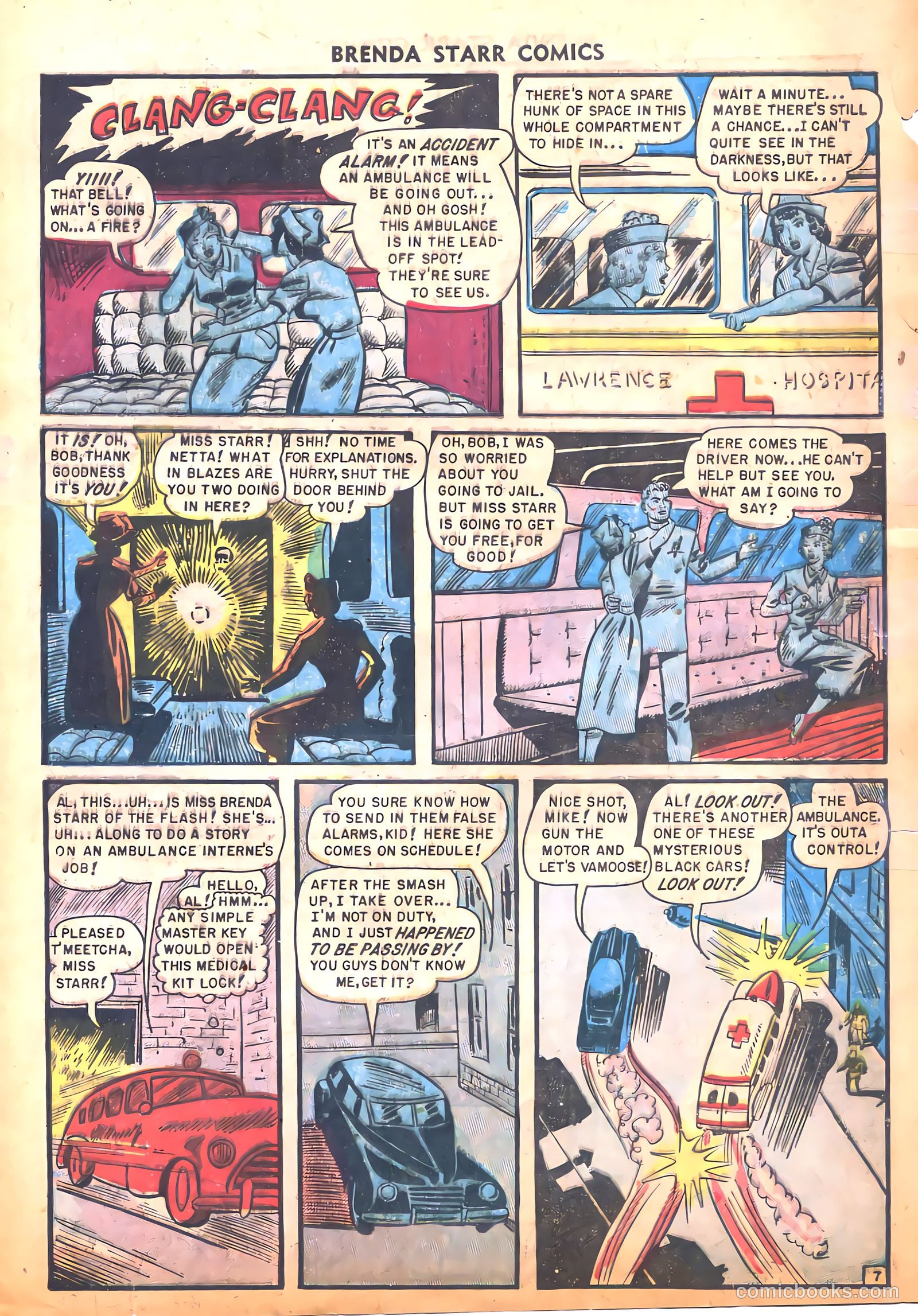 Brenda Starr Comics #10 (1949) — page 9 of 36