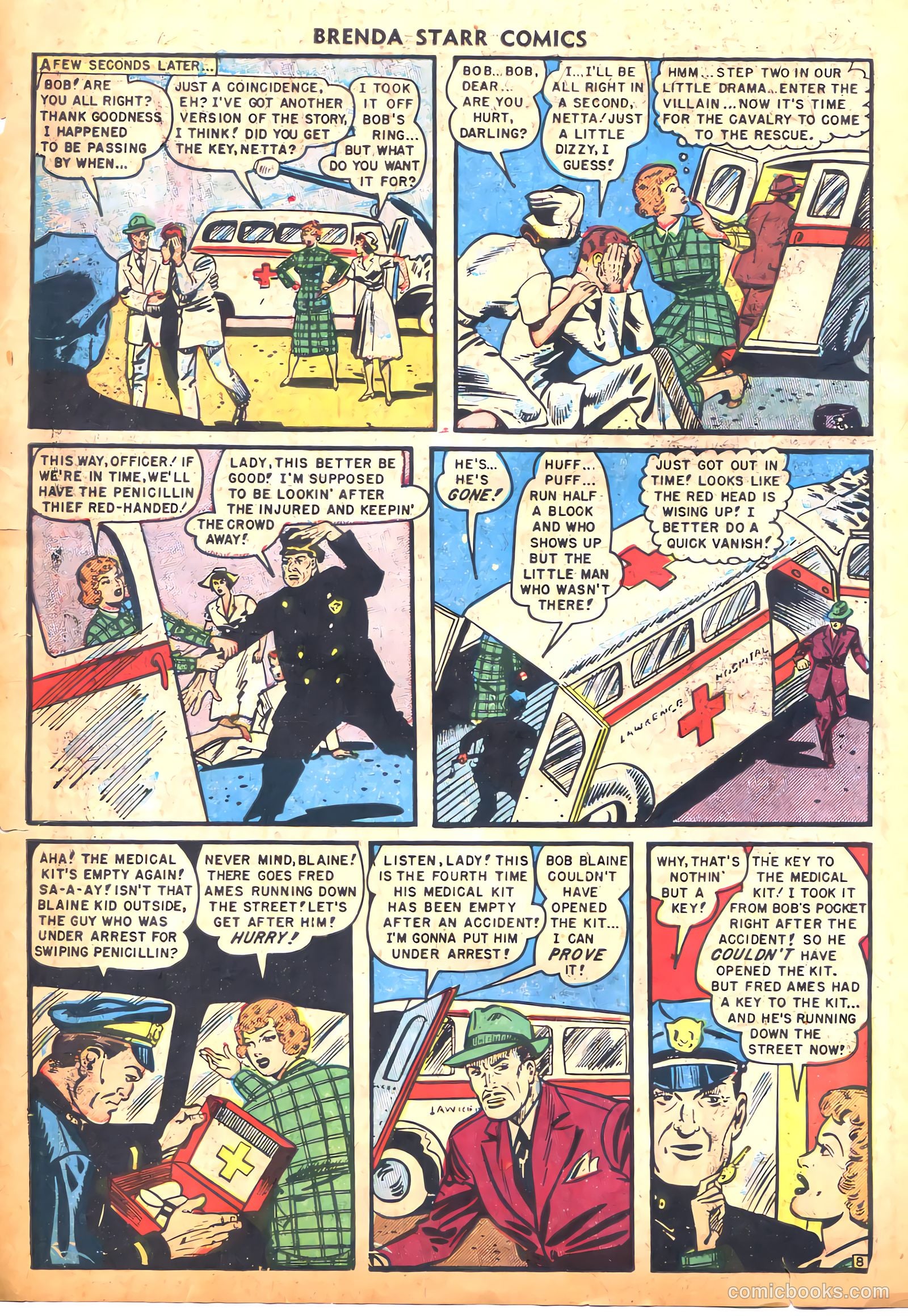 Brenda Starr Comics #10 (1949) — page 10 of 36