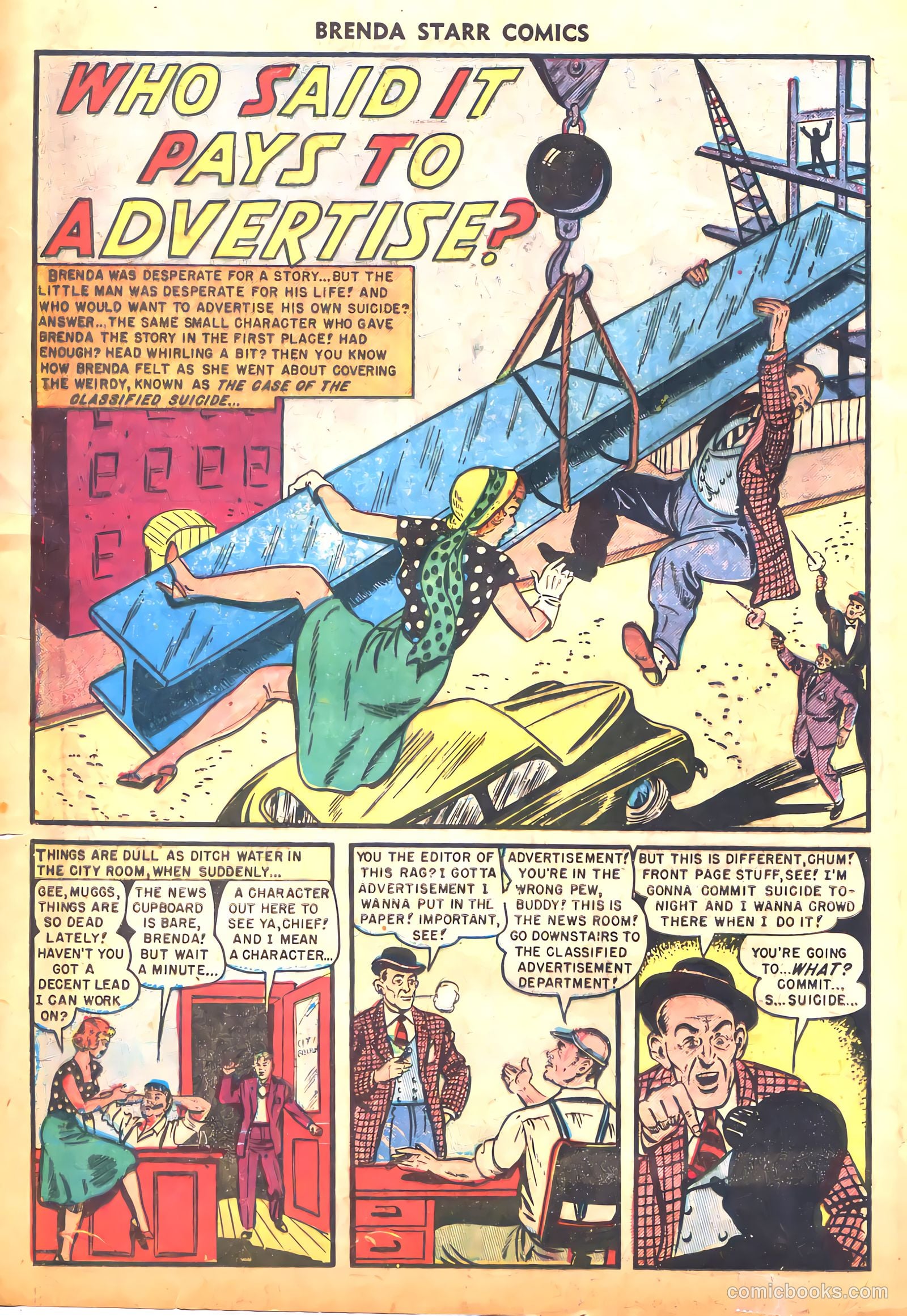 Brenda Starr Comics #10 (1949) — page 12 of 36